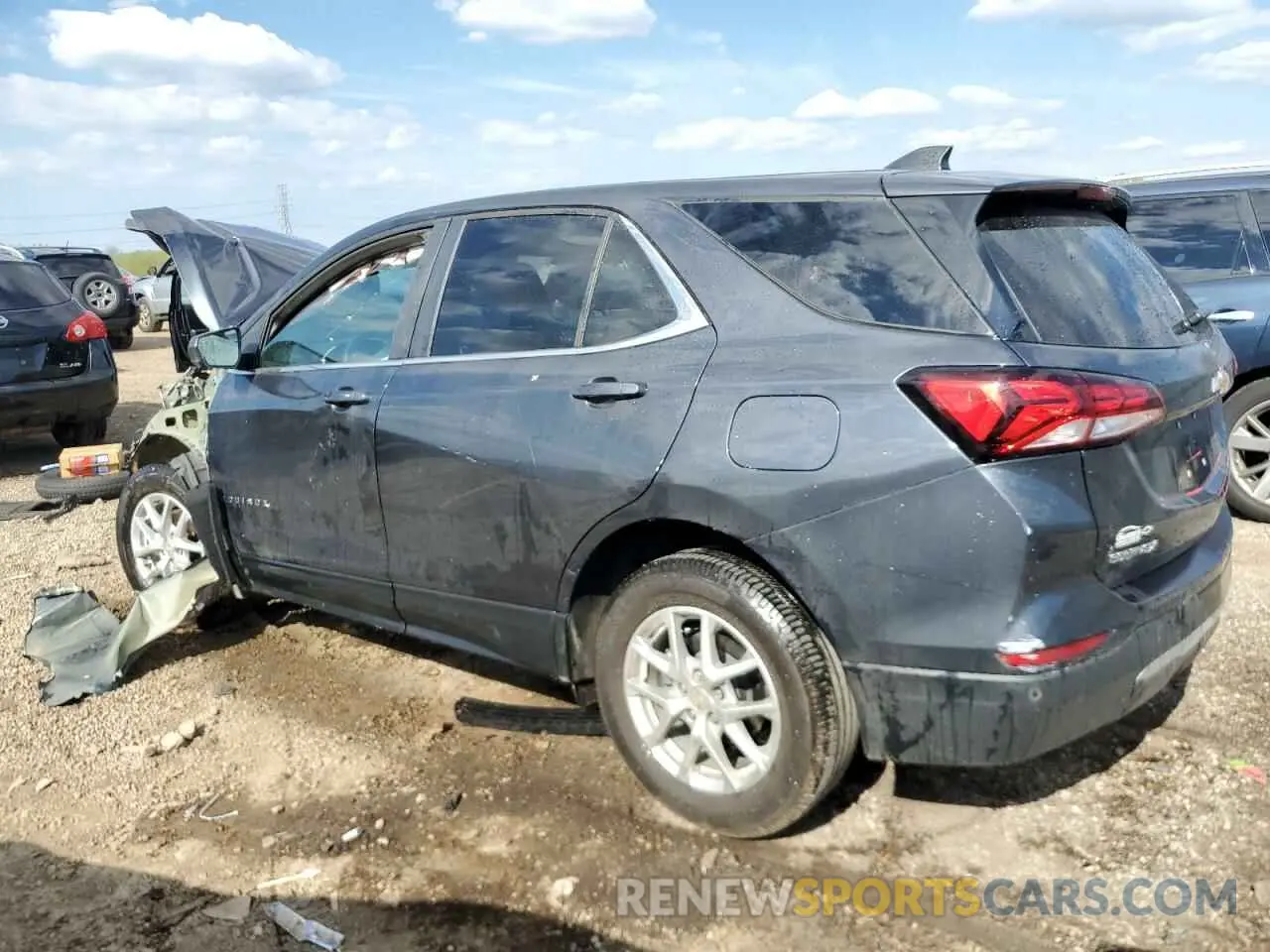 2 Photograph of a damaged car 3GNAXKEG0PS156762 CHEVROLET EQUINOX 2023