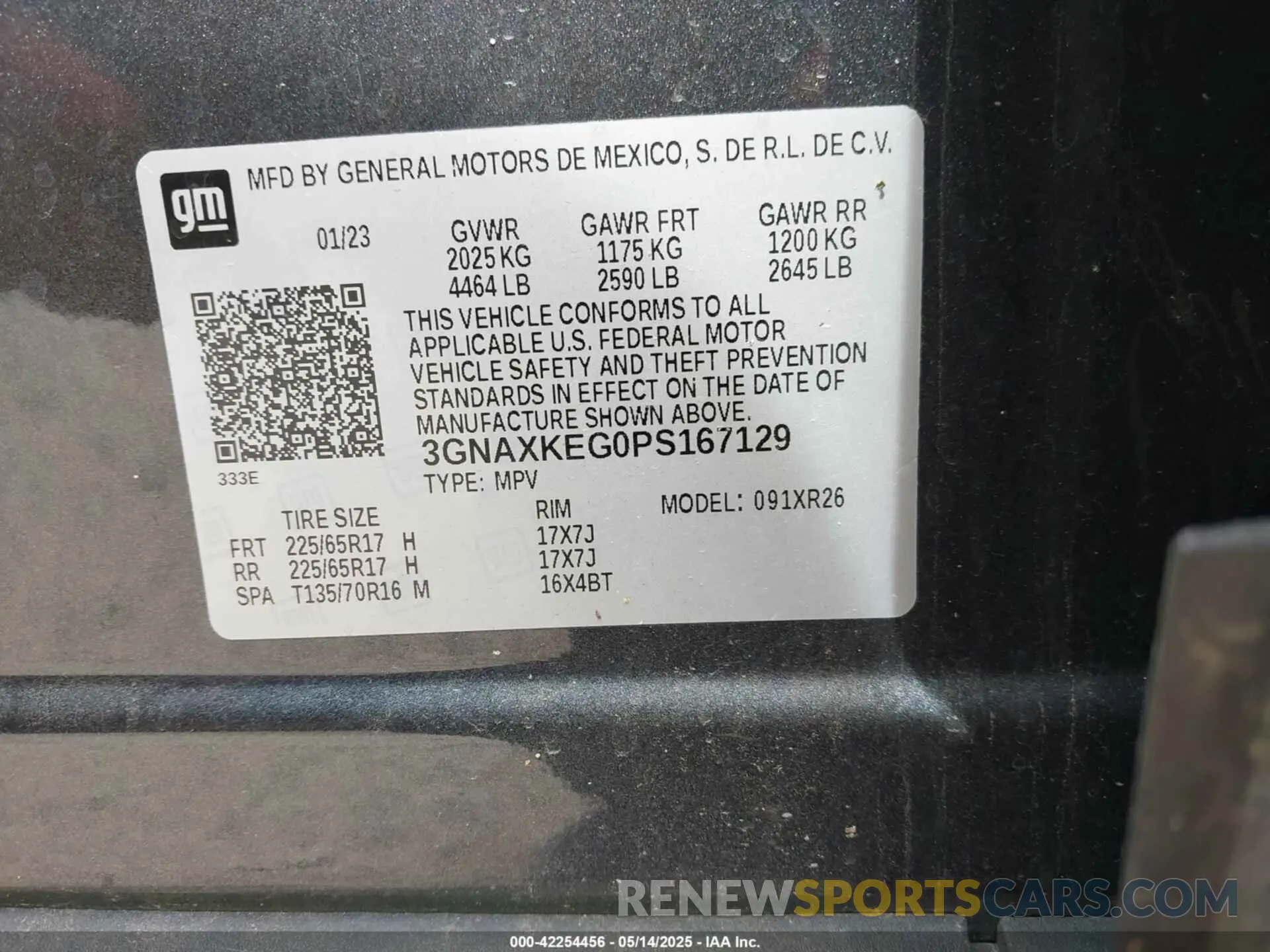 9 Photograph of a damaged car 3GNAXKEG0PS167129 CHEVROLET EQUINOX 2023