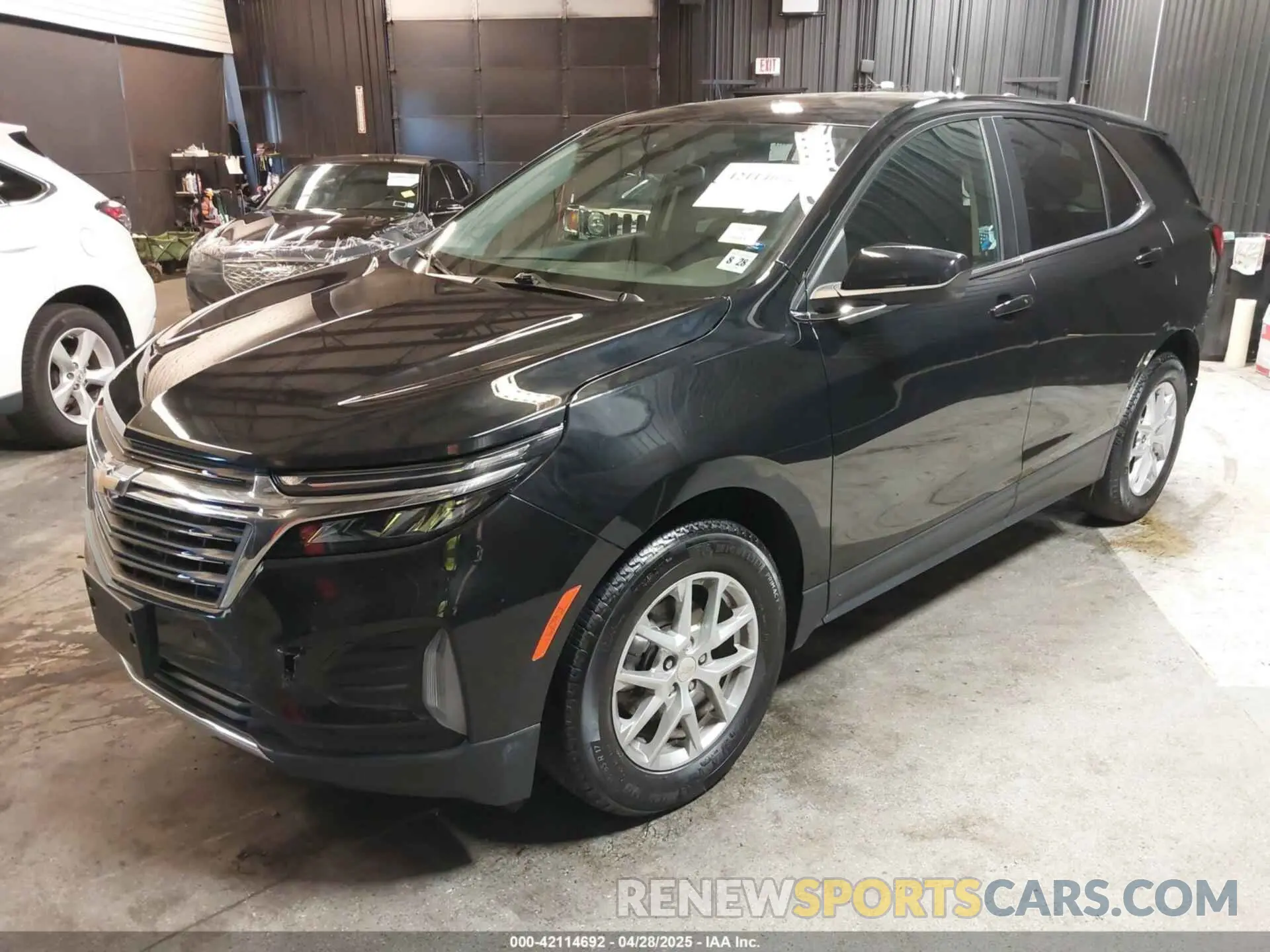 2 Photograph of a damaged car 3GNAXKEG1PL242463 CHEVROLET EQUINOX 2023