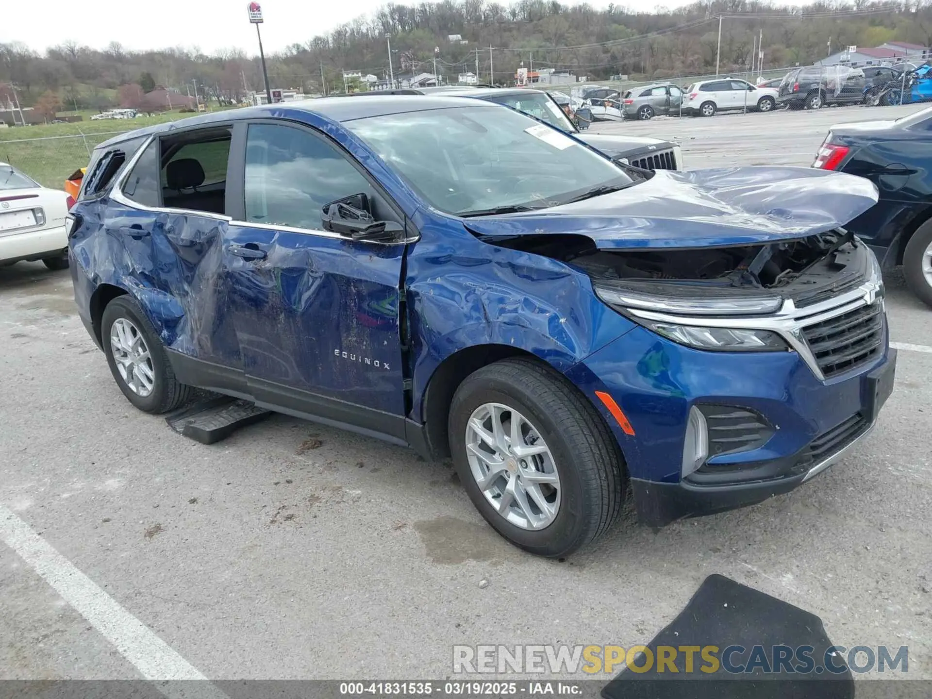 1 Photograph of a damaged car 3GNAXKEG1PS120109 CHEVROLET EQUINOX 2023
