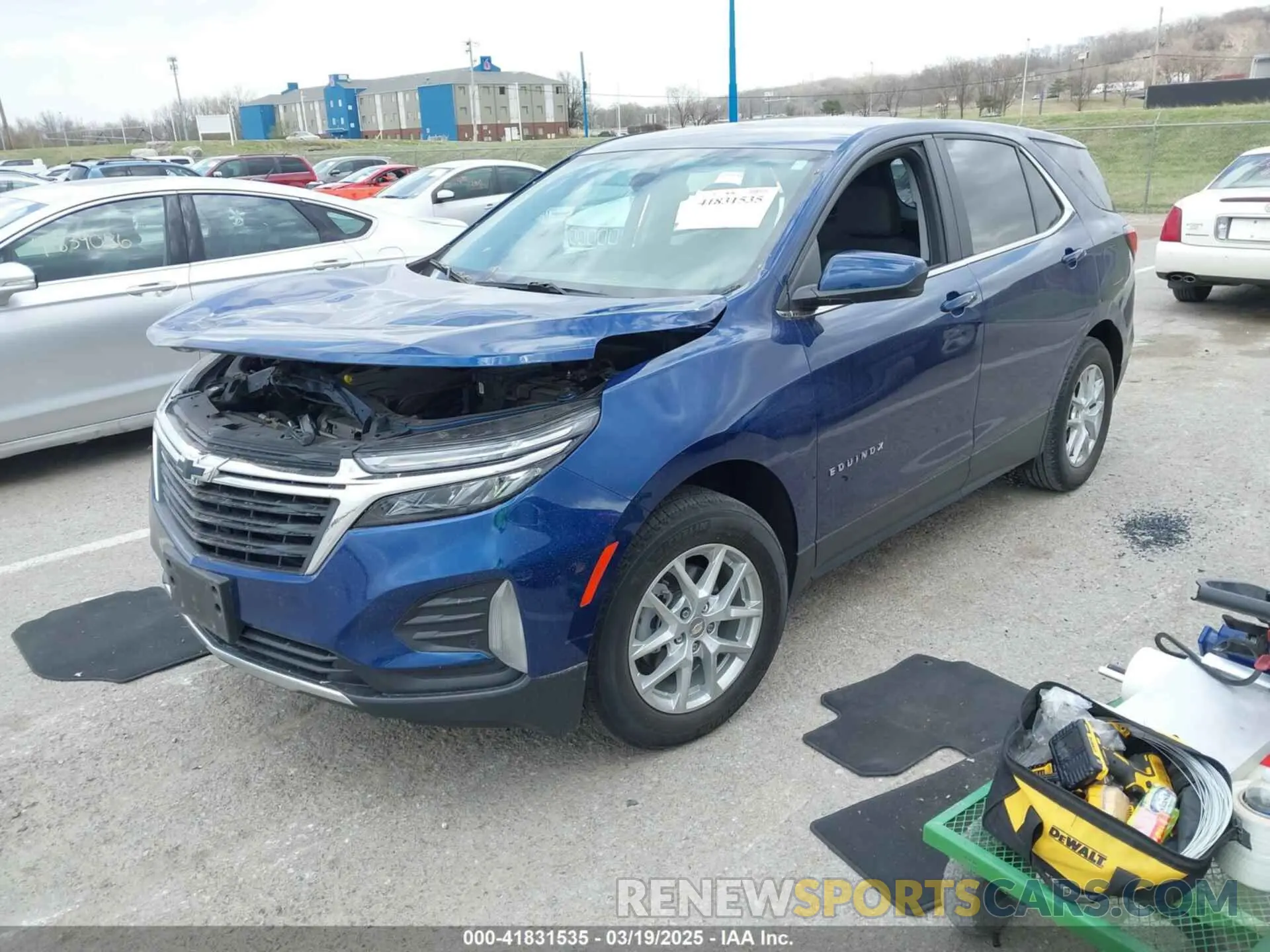 2 Photograph of a damaged car 3GNAXKEG1PS120109 CHEVROLET EQUINOX 2023