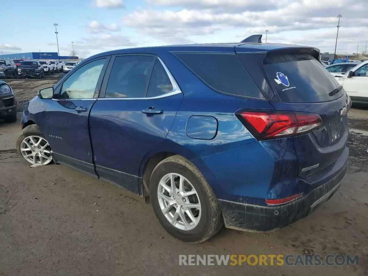 2 Photograph of a damaged car 3GNAXKEG1PS124824 CHEVROLET EQUINOX 2023