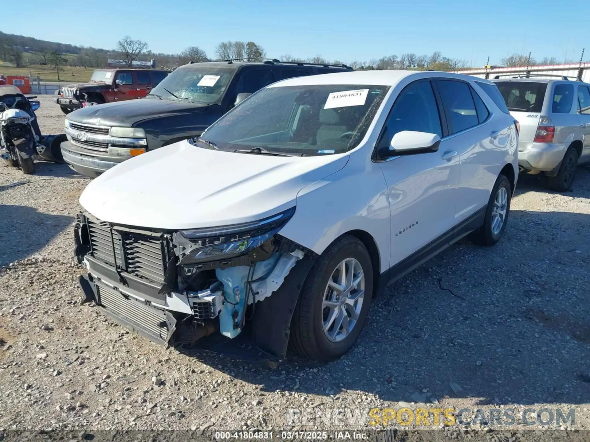 2 Photograph of a damaged car 3GNAXKEG2PL118556 CHEVROLET EQUINOX 2023