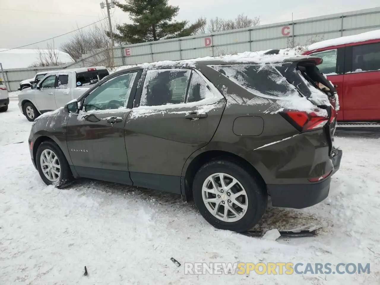2 Photograph of a damaged car 3GNAXKEG3PL228547 CHEVROLET EQUINOX 2023