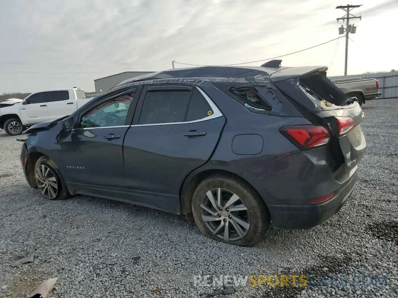 2 Photograph of a damaged car 3GNAXKEG3PS117194 CHEVROLET EQUINOX 2023