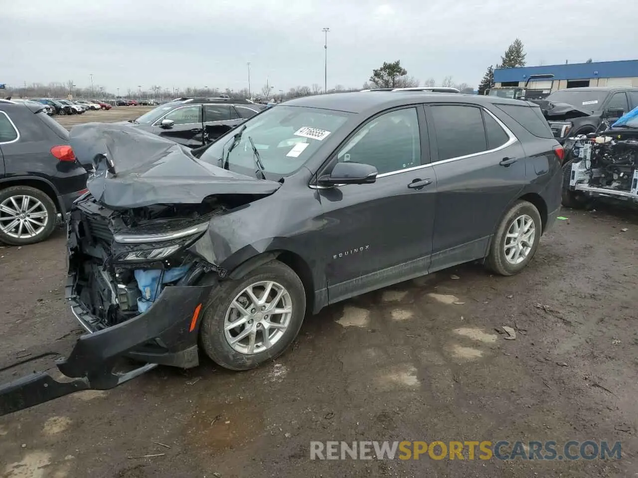 1 Photograph of a damaged car 3GNAXKEG3PS133427 CHEVROLET EQUINOX 2023