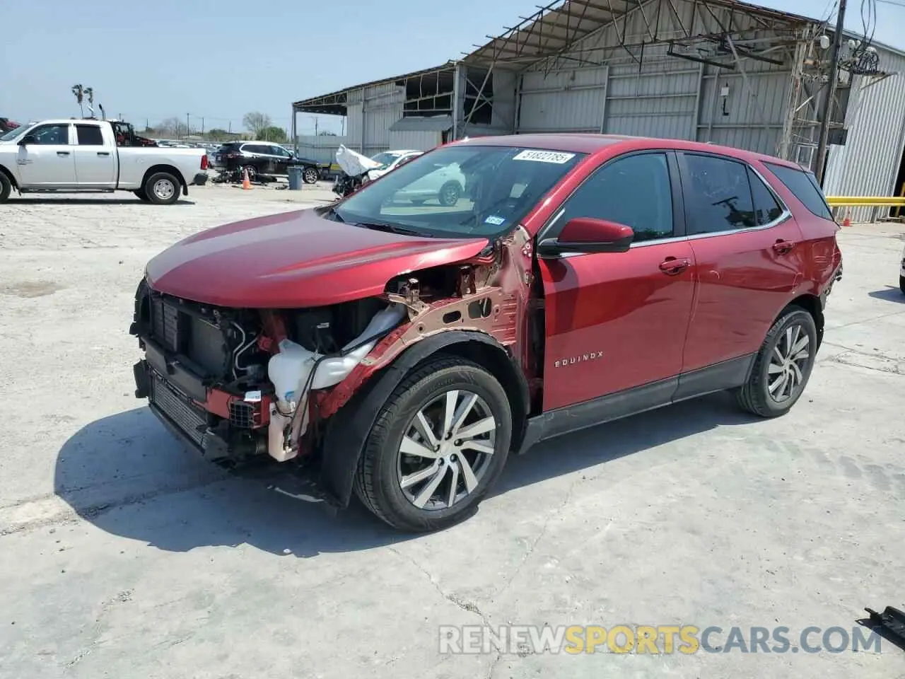 1 Photograph of a damaged car 3GNAXKEG4PL146486 CHEVROLET EQUINOX 2023