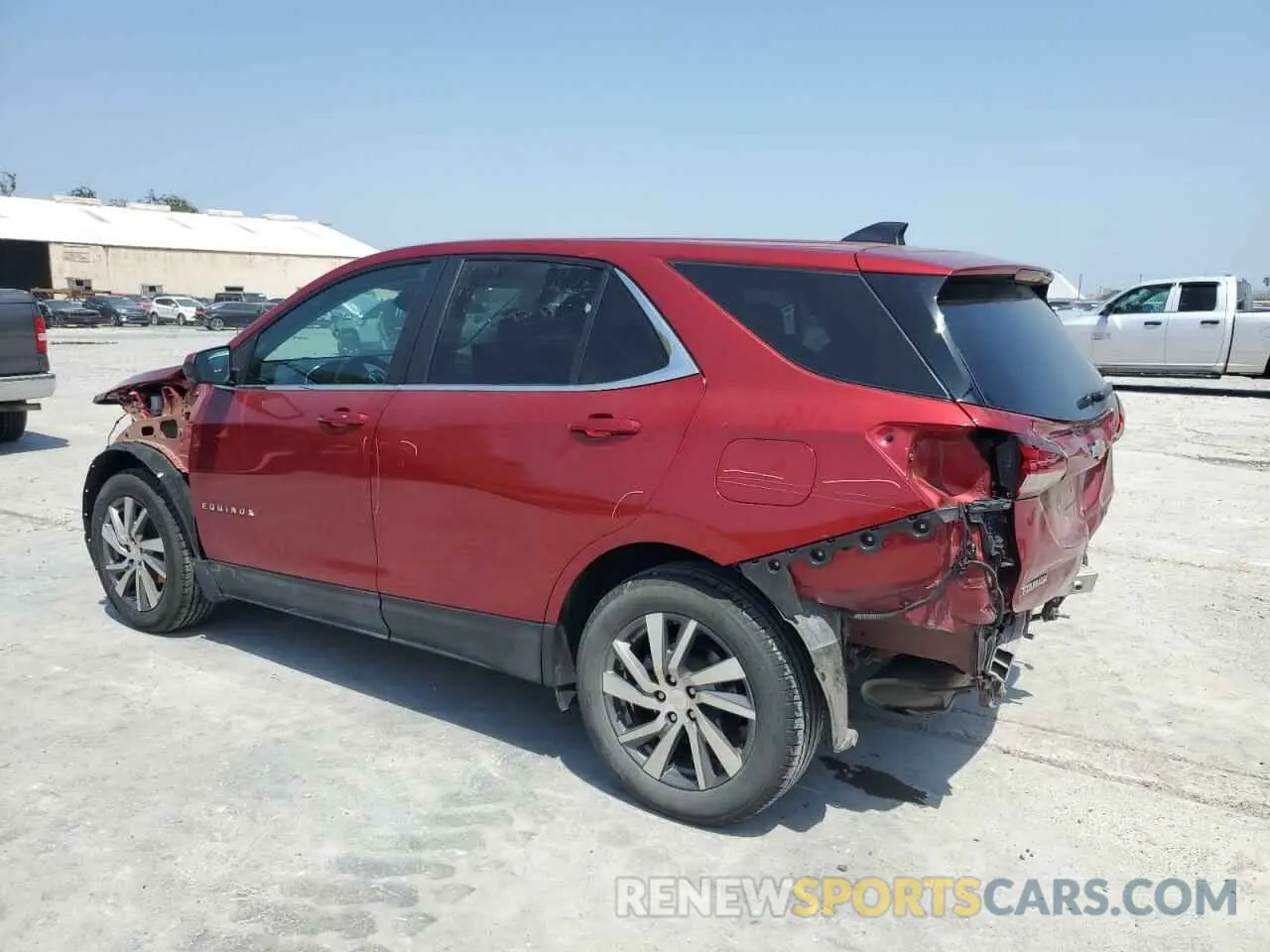2 Photograph of a damaged car 3GNAXKEG4PL146486 CHEVROLET EQUINOX 2023