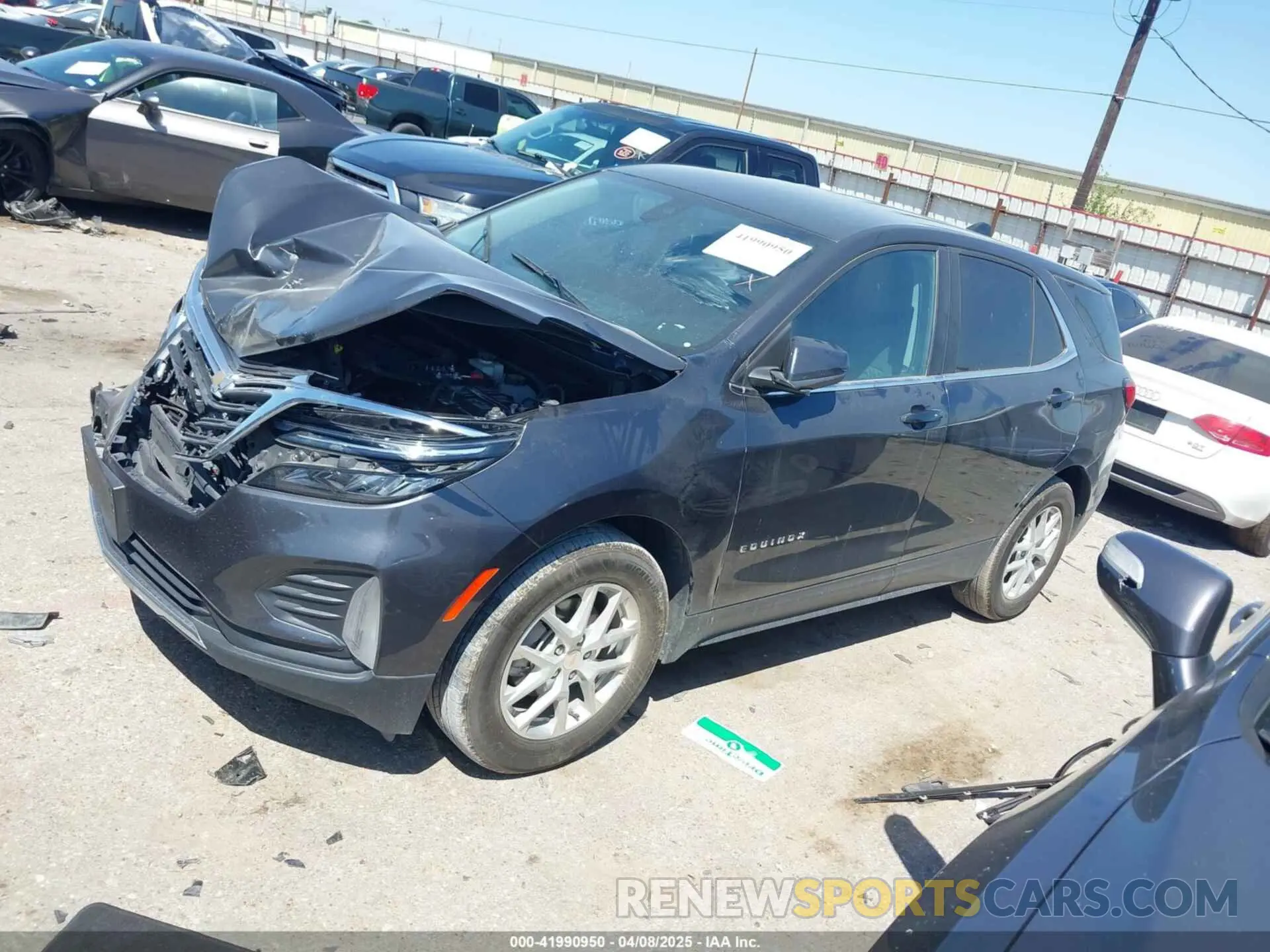 2 Photograph of a damaged car 3GNAXKEG4PS167439 CHEVROLET EQUINOX 2023