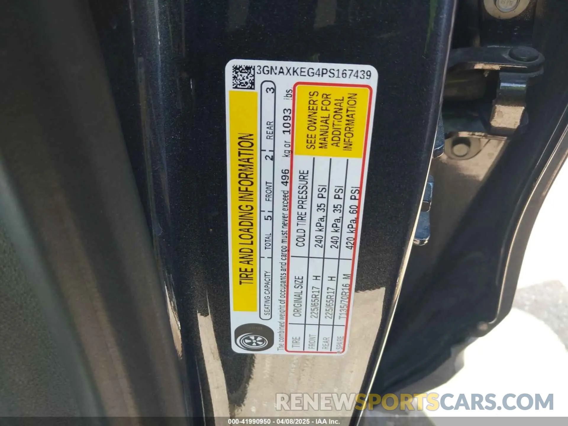 9 Photograph of a damaged car 3GNAXKEG4PS167439 CHEVROLET EQUINOX 2023