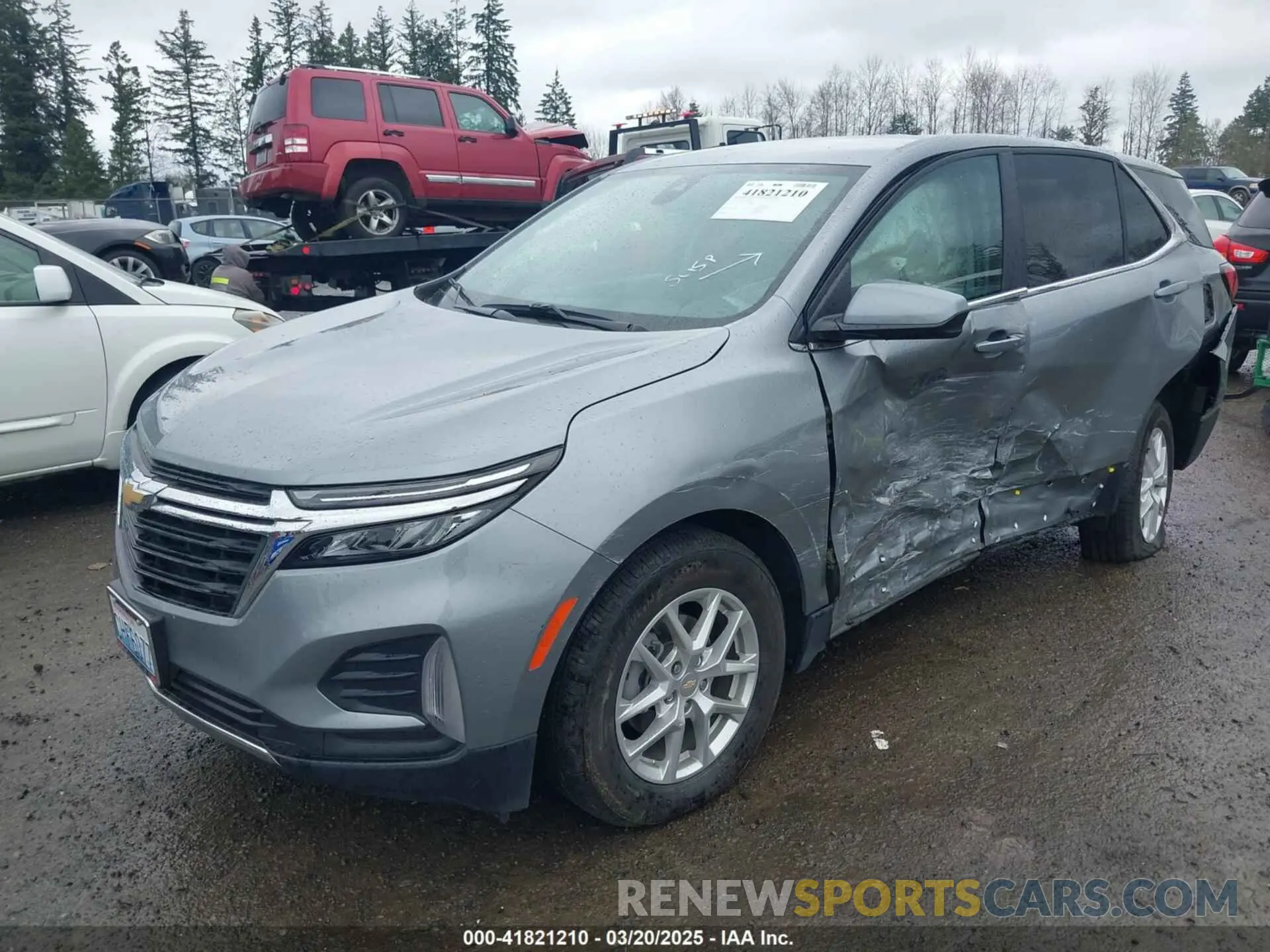 2 Photograph of a damaged car 3GNAXKEG4PS200407 CHEVROLET EQUINOX 2023