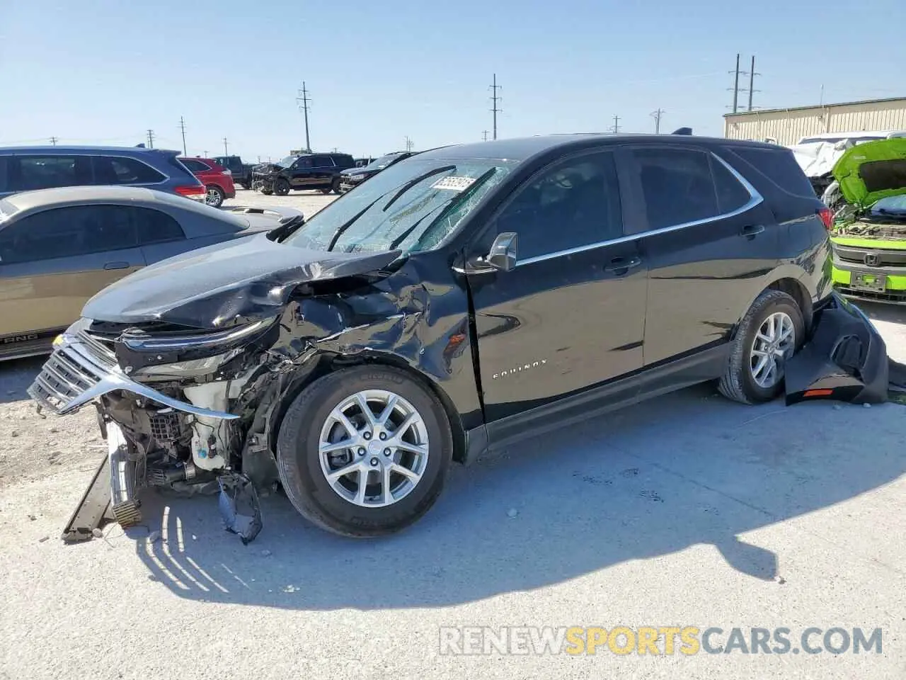 1 Photograph of a damaged car 3GNAXKEG6PL258805 CHEVROLET EQUINOX 2023