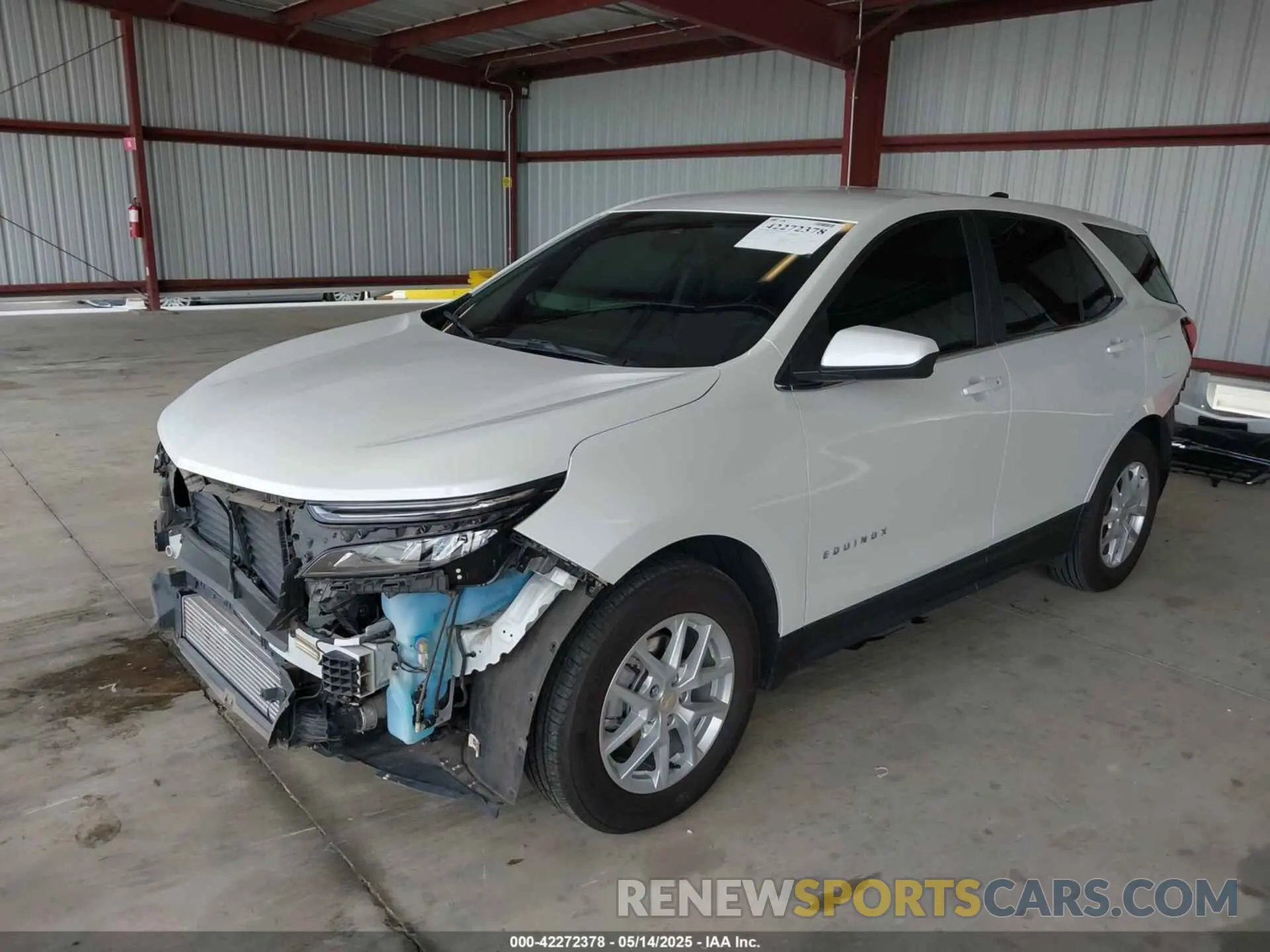 2 Photograph of a damaged car 3GNAXKEG6PS113575 CHEVROLET EQUINOX 2023