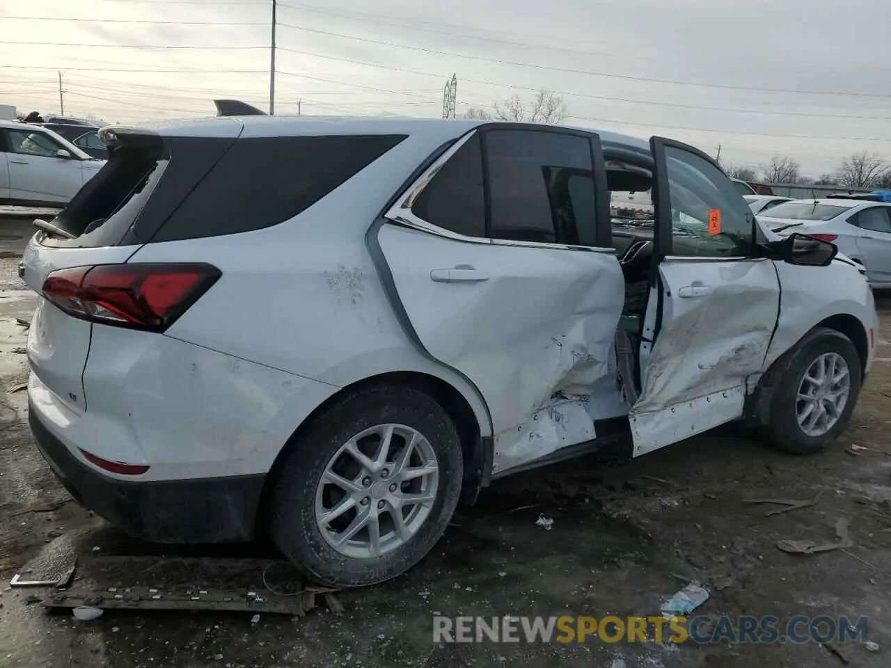 3 Photograph of a damaged car 3GNAXKEG6PS131929 CHEVROLET EQUINOX 2023