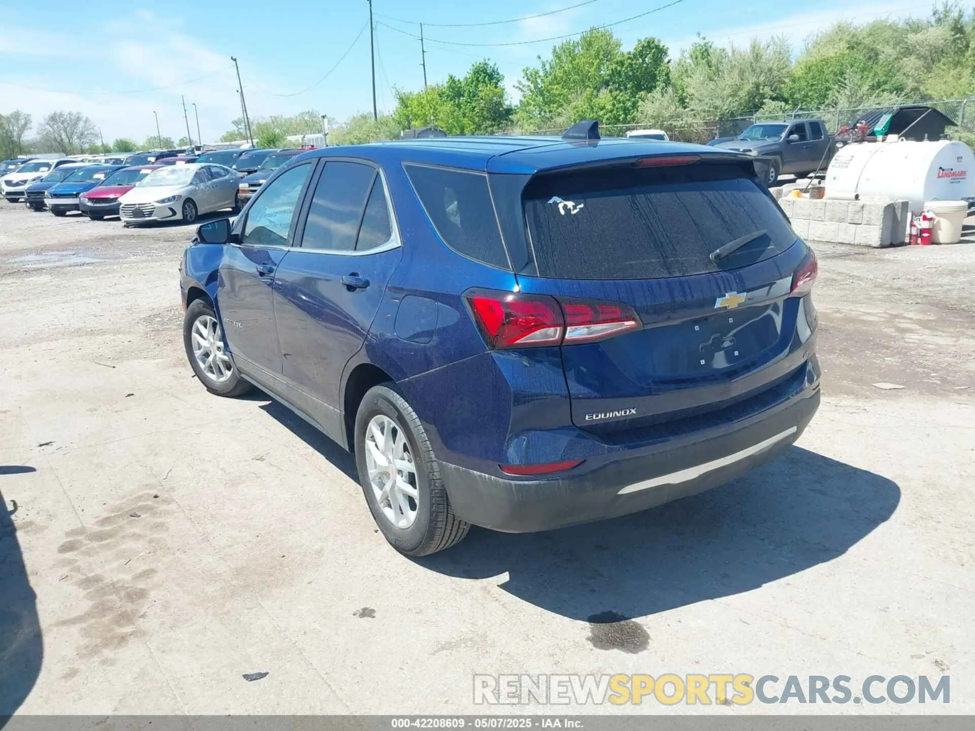 3 Photograph of a damaged car 3GNAXKEG7PL197318 CHEVROLET EQUINOX 2023