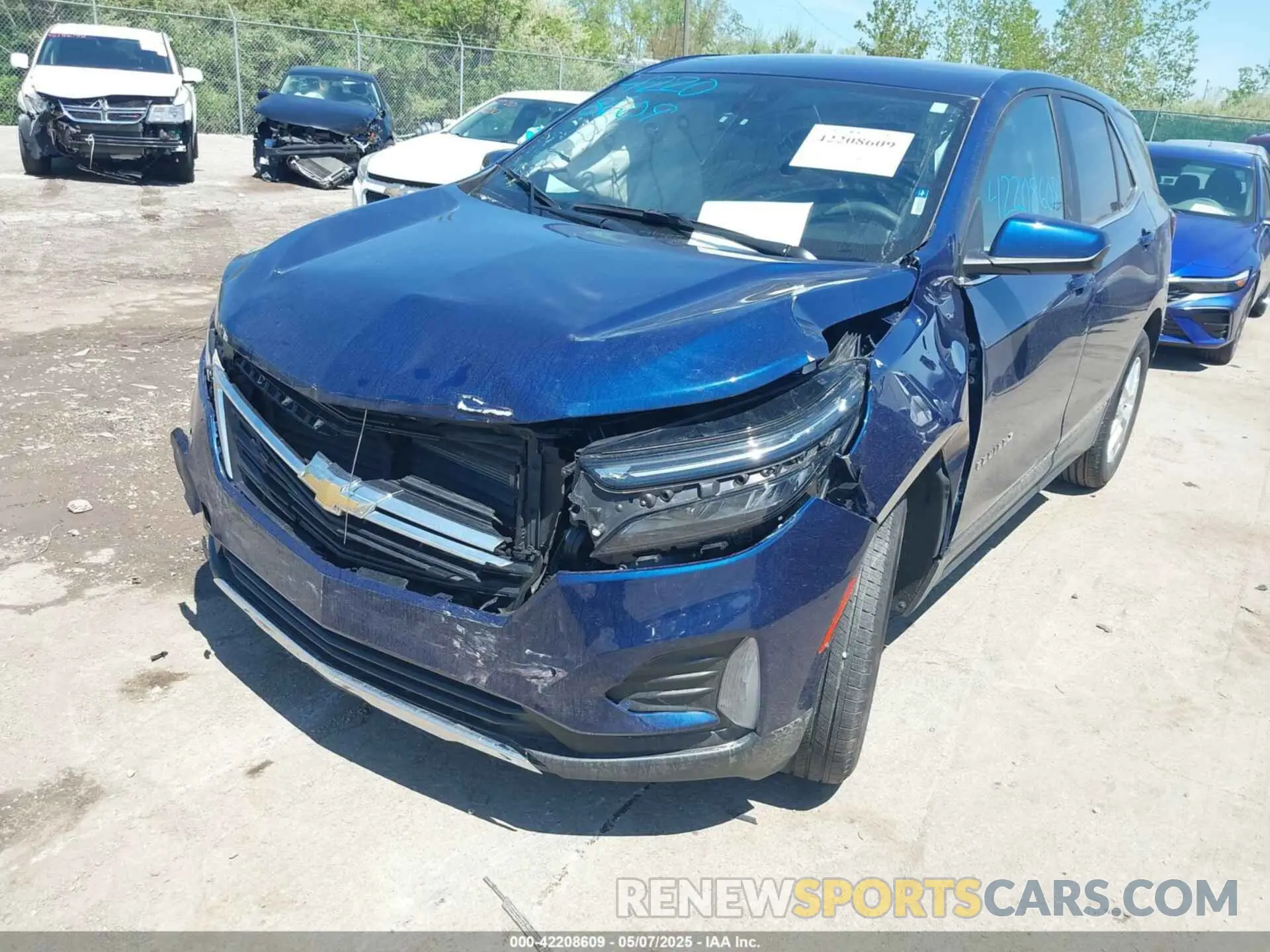 6 Photograph of a damaged car 3GNAXKEG7PL197318 CHEVROLET EQUINOX 2023