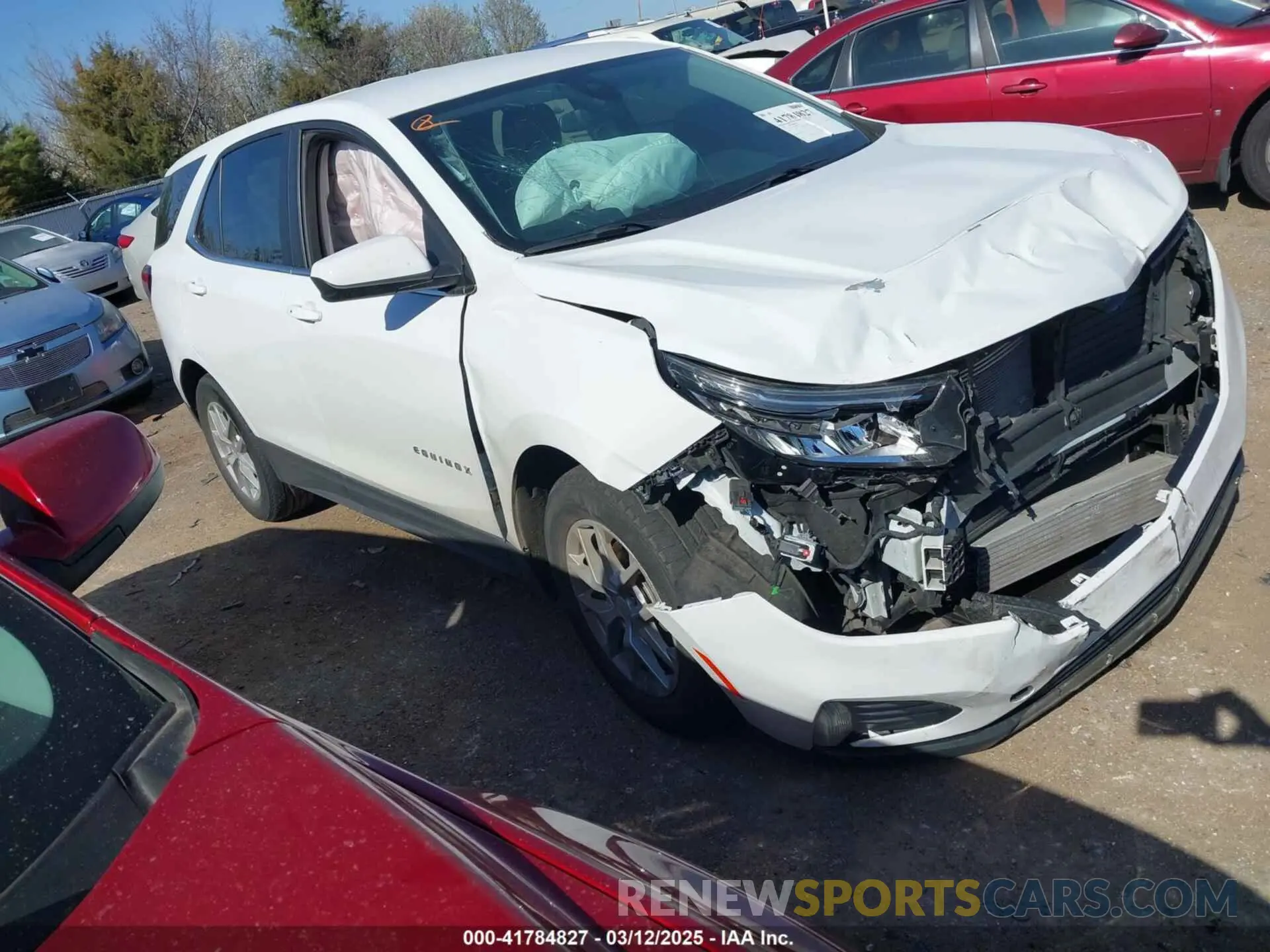1 Photograph of a damaged car 3GNAXKEG7PS107302 CHEVROLET EQUINOX 2023