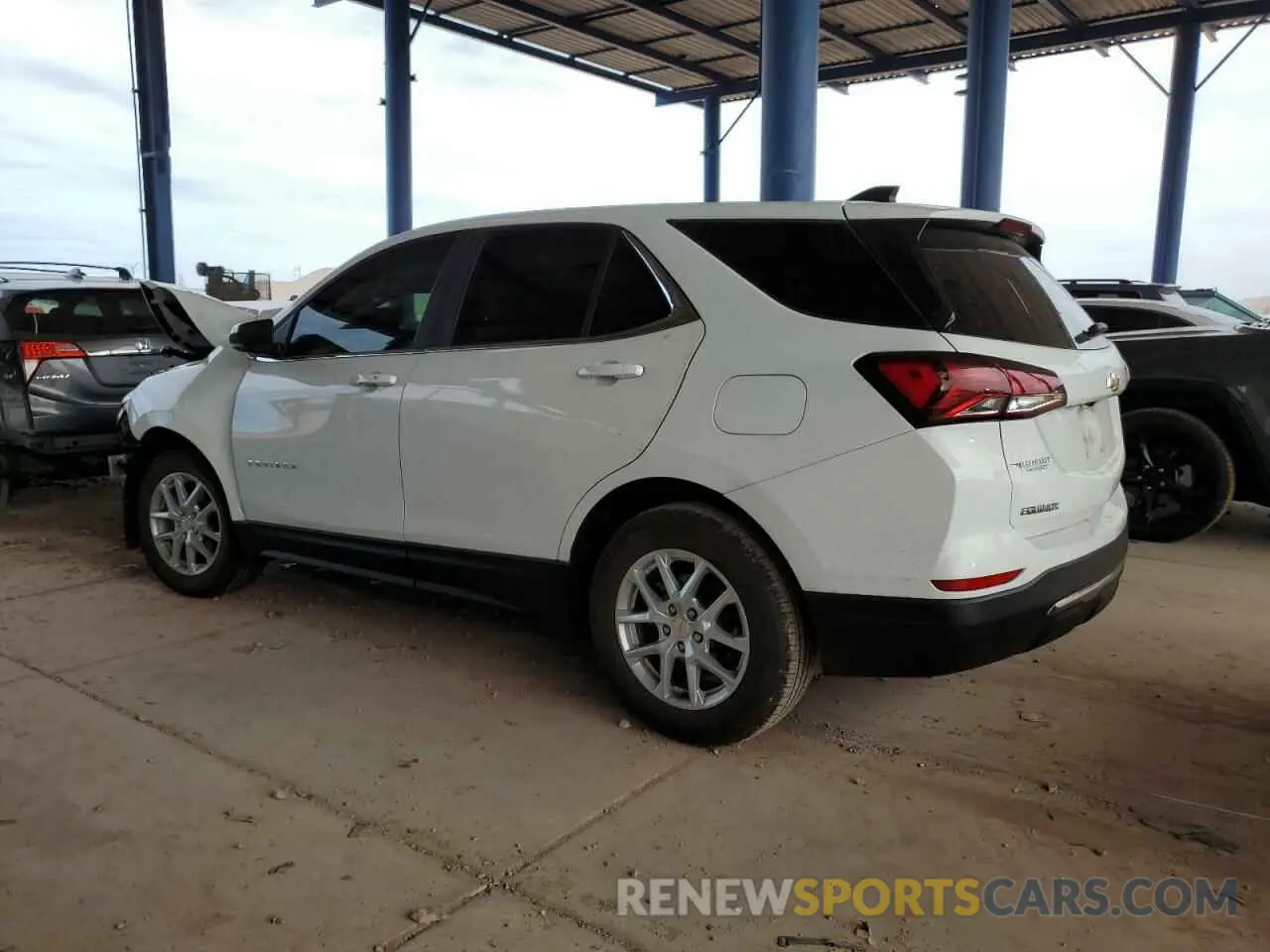 2 Photograph of a damaged car 3GNAXKEG7PS121278 CHEVROLET EQUINOX 2023