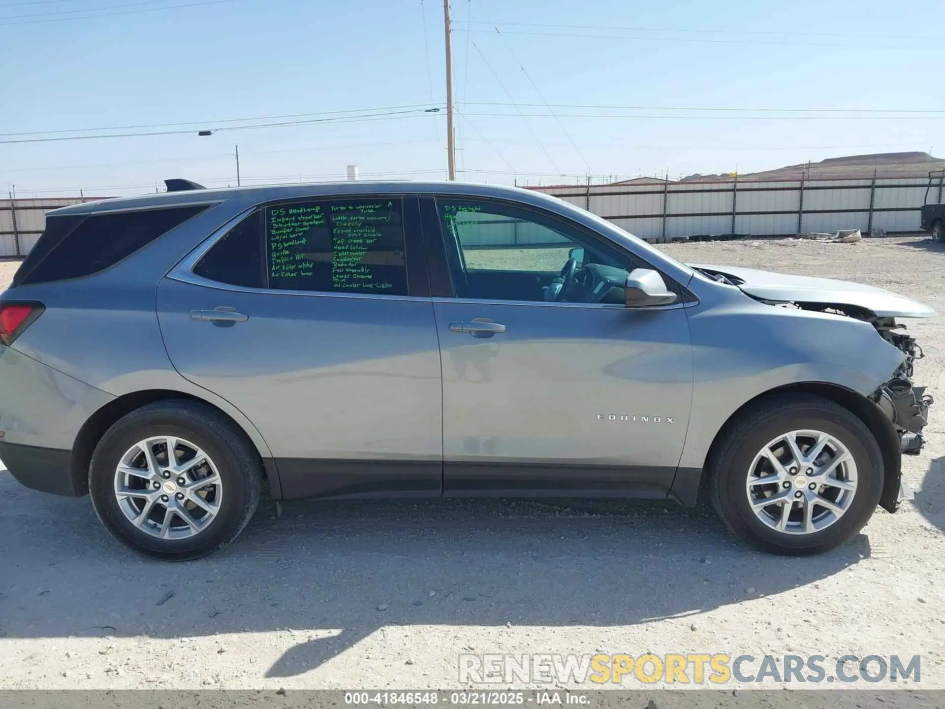 14 Photograph of a damaged car 3GNAXKEG7PS208307 CHEVROLET EQUINOX 2023