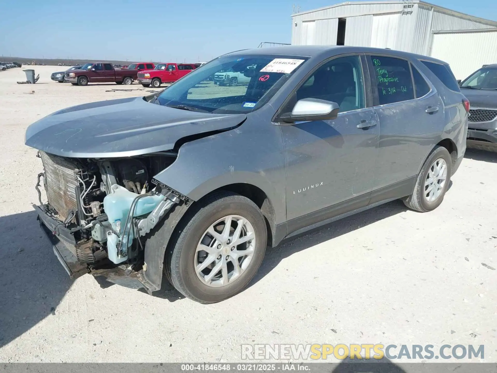 2 Photograph of a damaged car 3GNAXKEG7PS208307 CHEVROLET EQUINOX 2023
