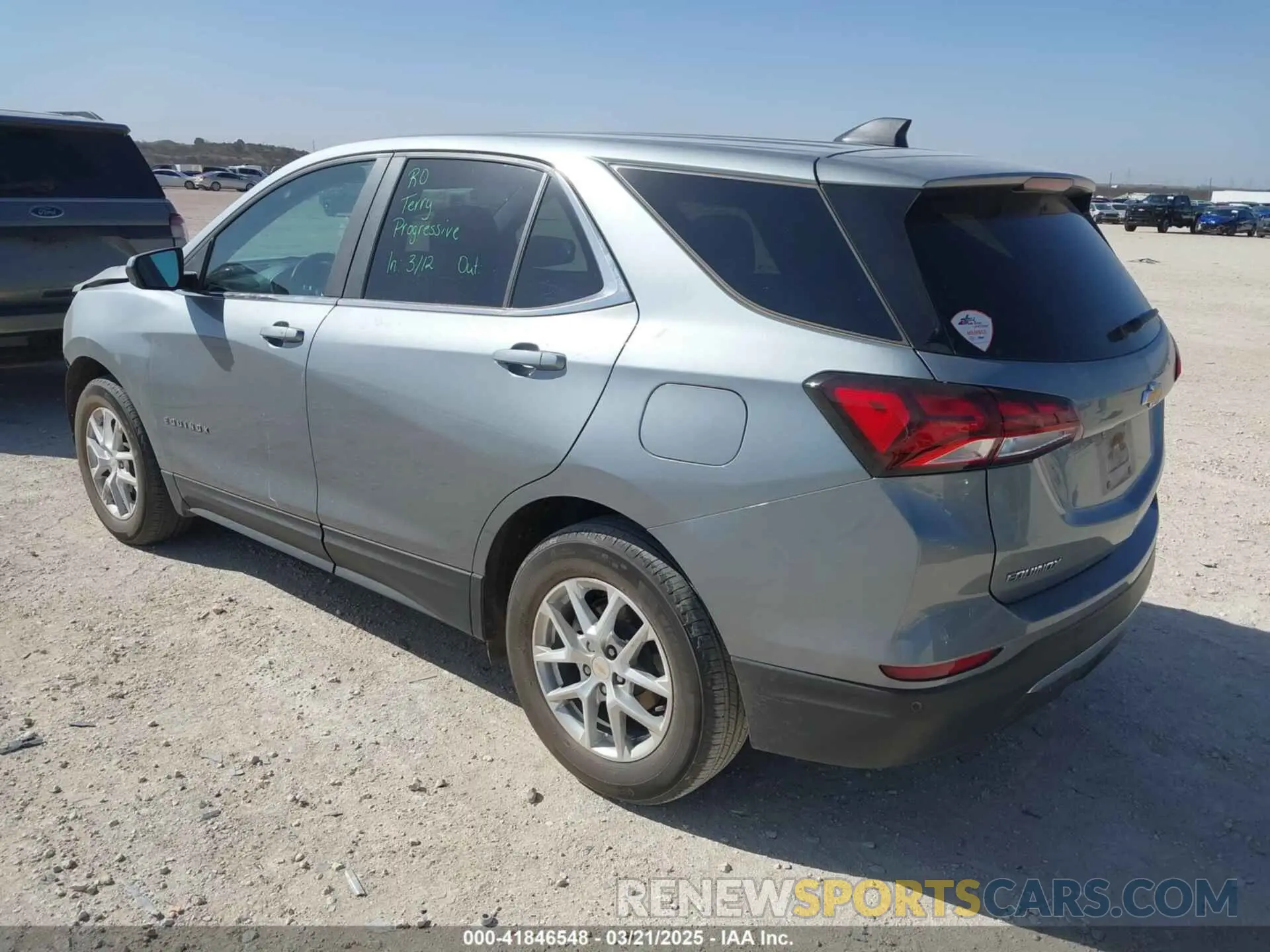 3 Photograph of a damaged car 3GNAXKEG7PS208307 CHEVROLET EQUINOX 2023