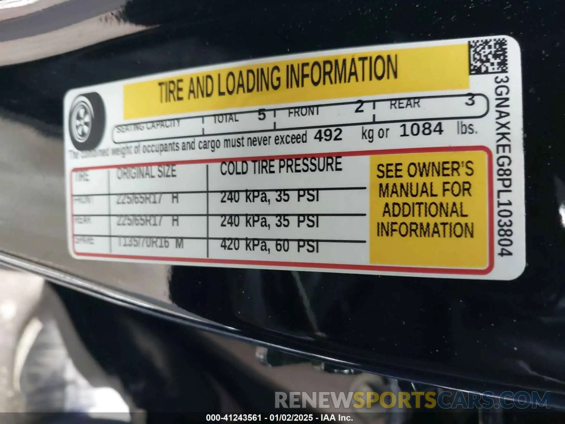 9 Photograph of a damaged car 3GNAXKEG8PL103804 CHEVROLET EQUINOX 2023