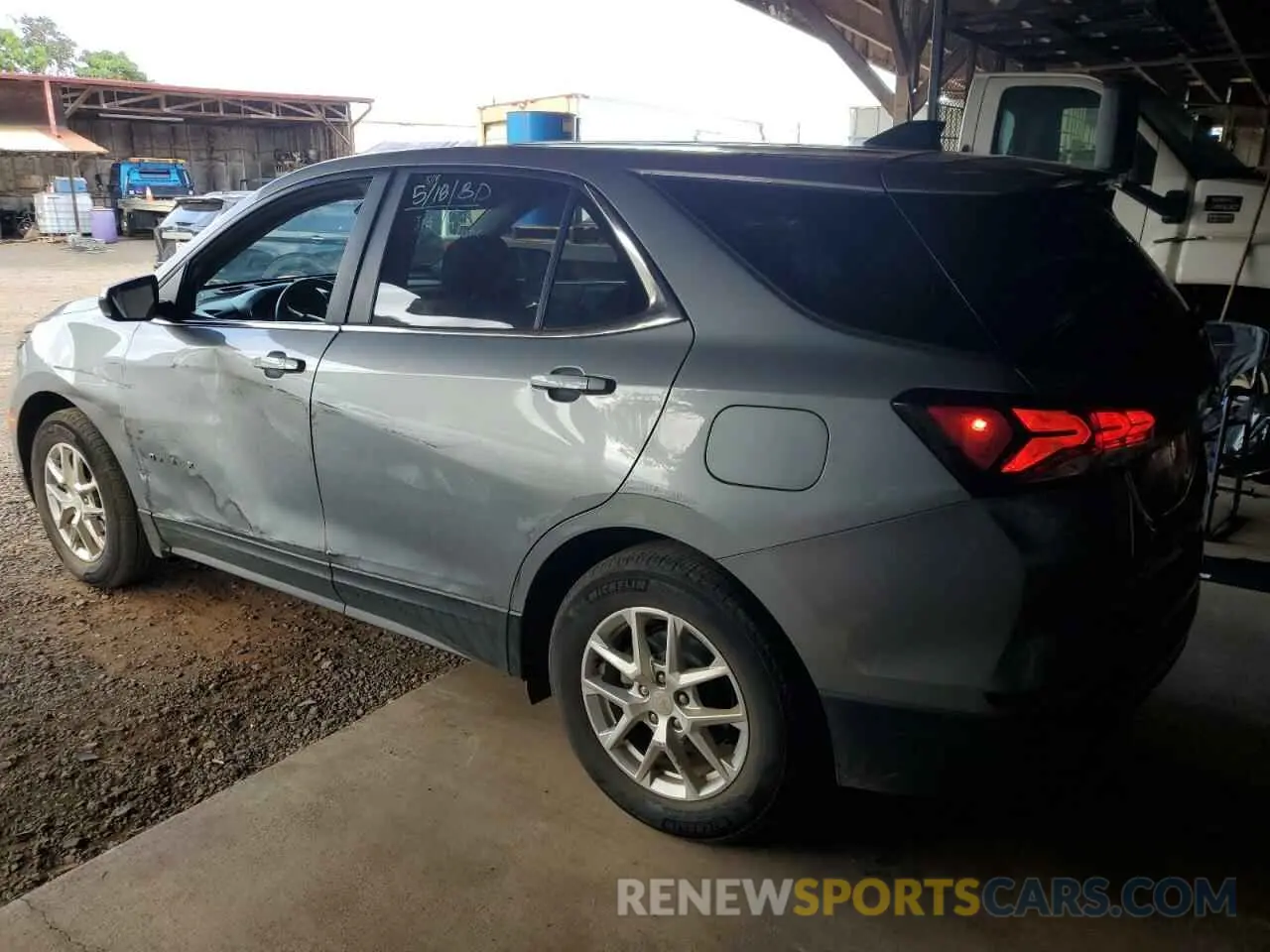 2 Photograph of a damaged car 3GNAXKEG8PL248437 CHEVROLET EQUINOX 2023