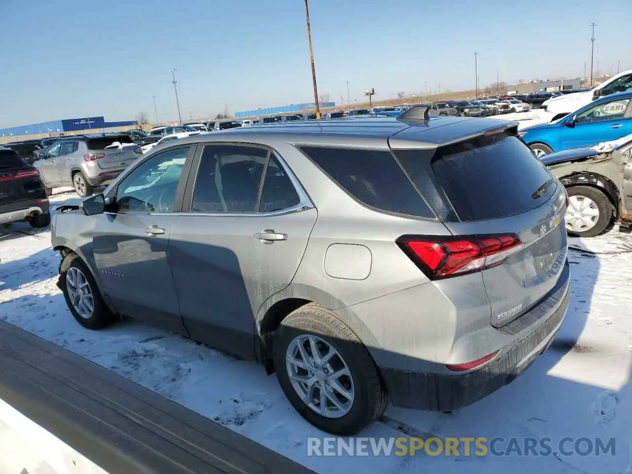 2 Photograph of a damaged car 3GNAXKEG8PS123623 CHEVROLET EQUINOX 2023