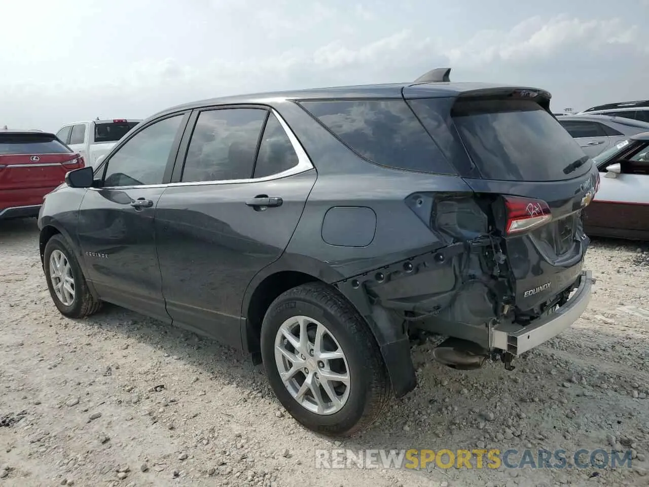 2 Photograph of a damaged car 3GNAXKEG8PS157237 CHEVROLET EQUINOX 2023