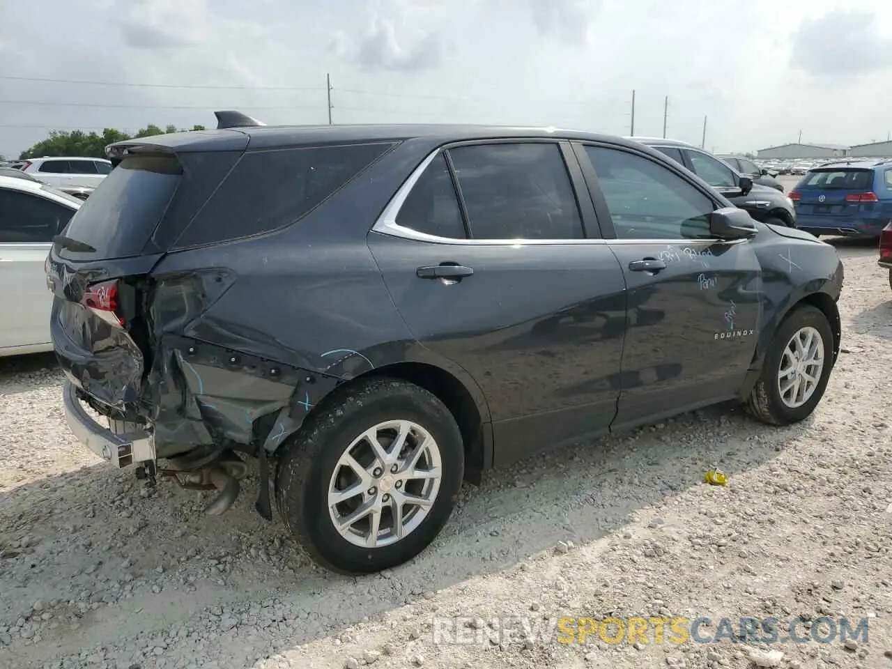 3 Photograph of a damaged car 3GNAXKEG8PS157237 CHEVROLET EQUINOX 2023