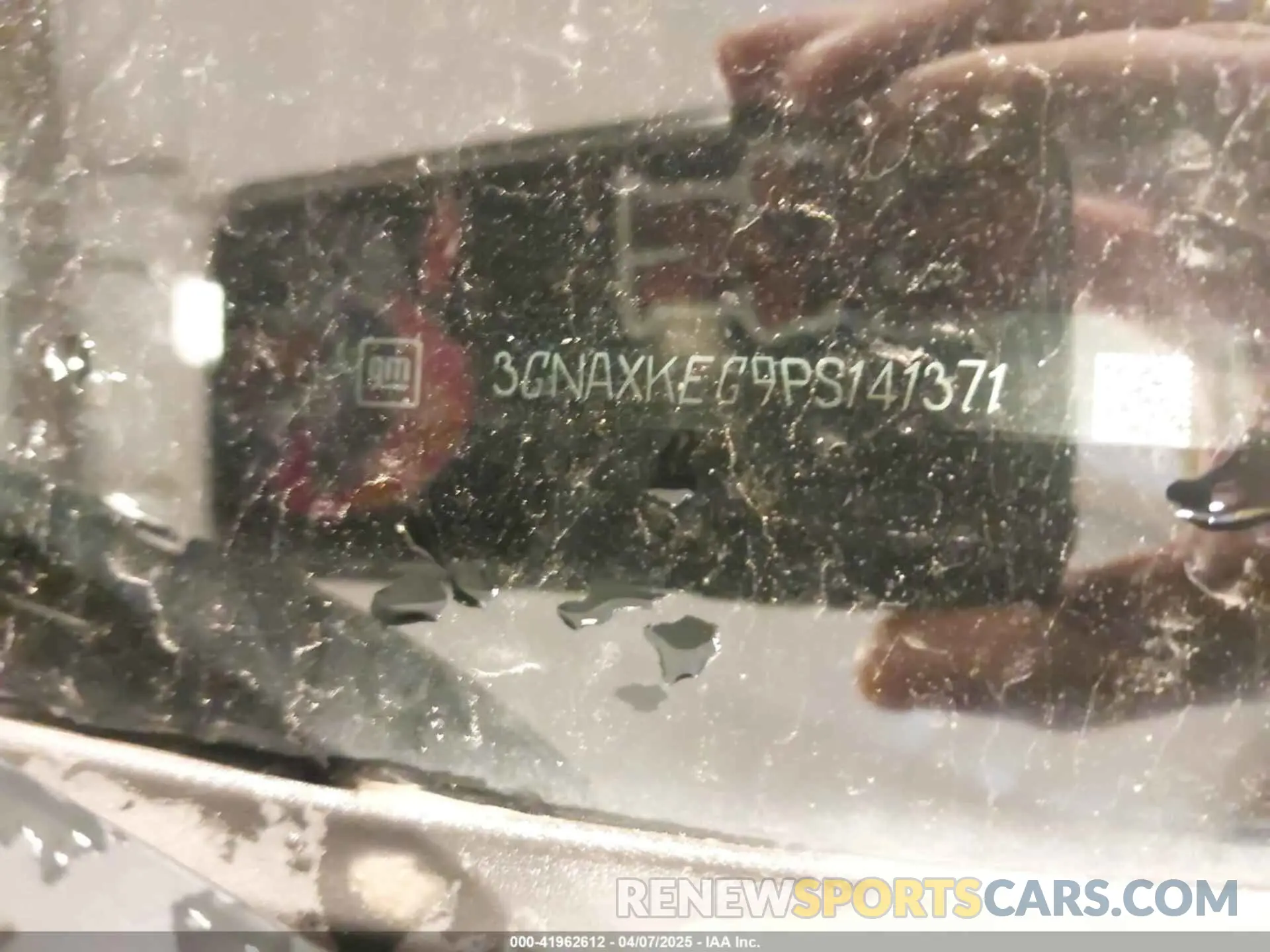 9 Photograph of a damaged car 3GNAXKEG9PS141371 CHEVROLET EQUINOX 2023
