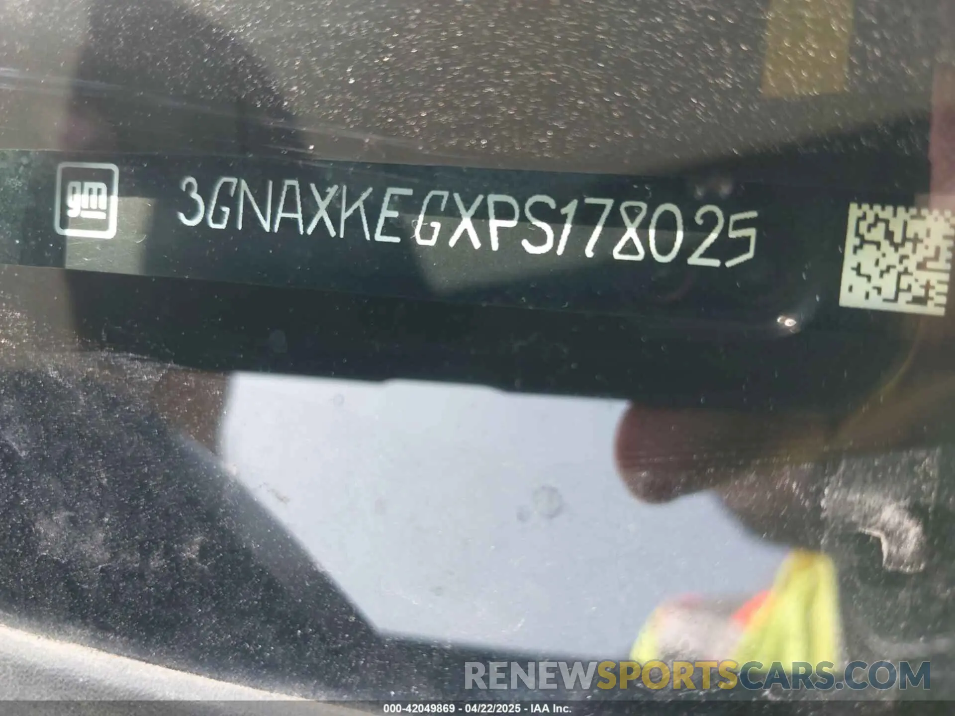 9 Photograph of a damaged car 3GNAXKEGXPS178025 CHEVROLET EQUINOX 2023