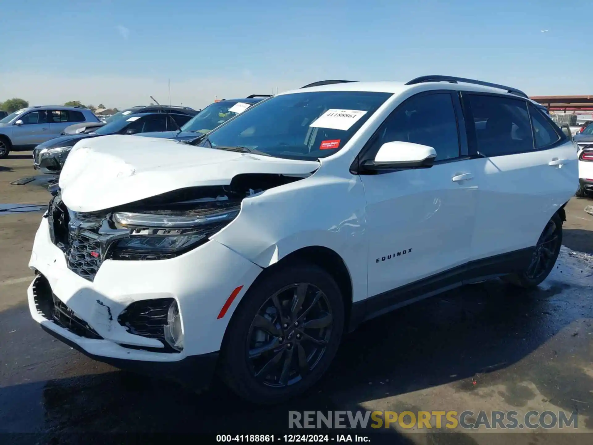 2 Photograph of a damaged car 3GNAXMEG0PS137169 CHEVROLET EQUINOX 2023