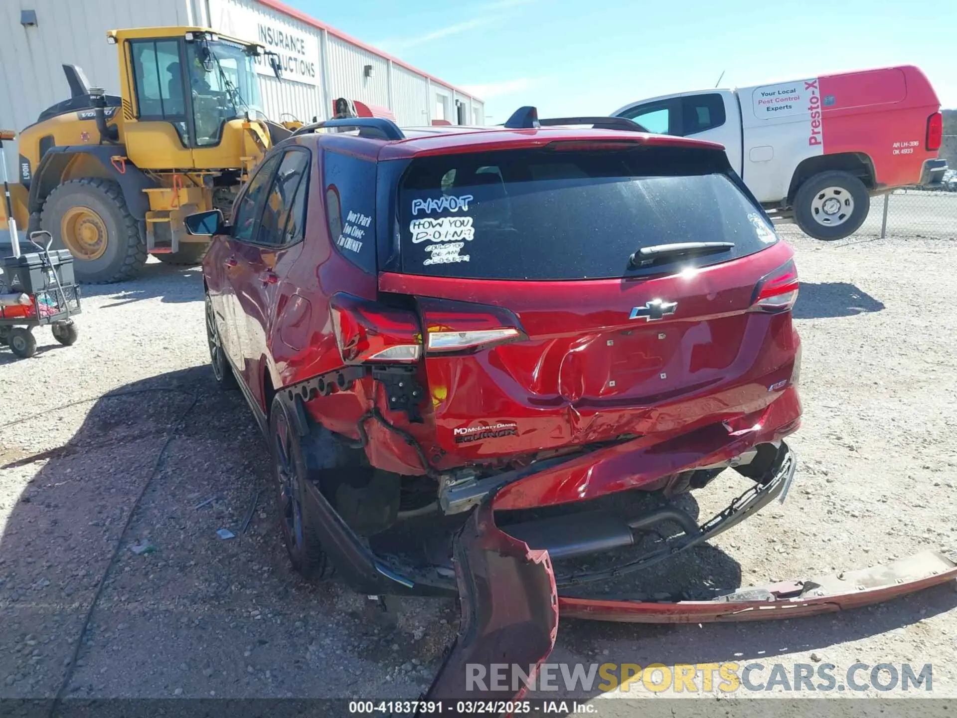 3 Photograph of a damaged car 3GNAXMEG1PL137627 CHEVROLET EQUINOX 2023