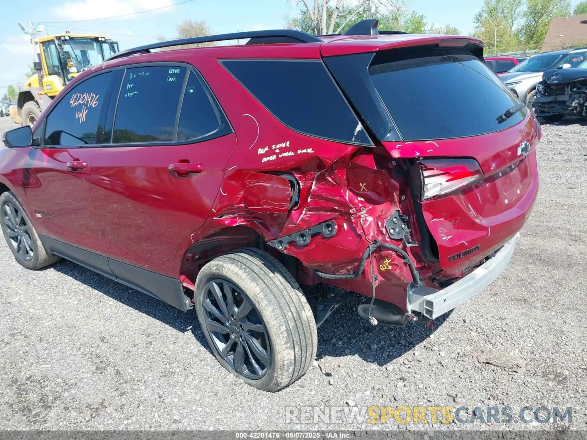 6 Photograph of a damaged car 3GNAXMEG1PS132644 CHEVROLET EQUINOX 2023
