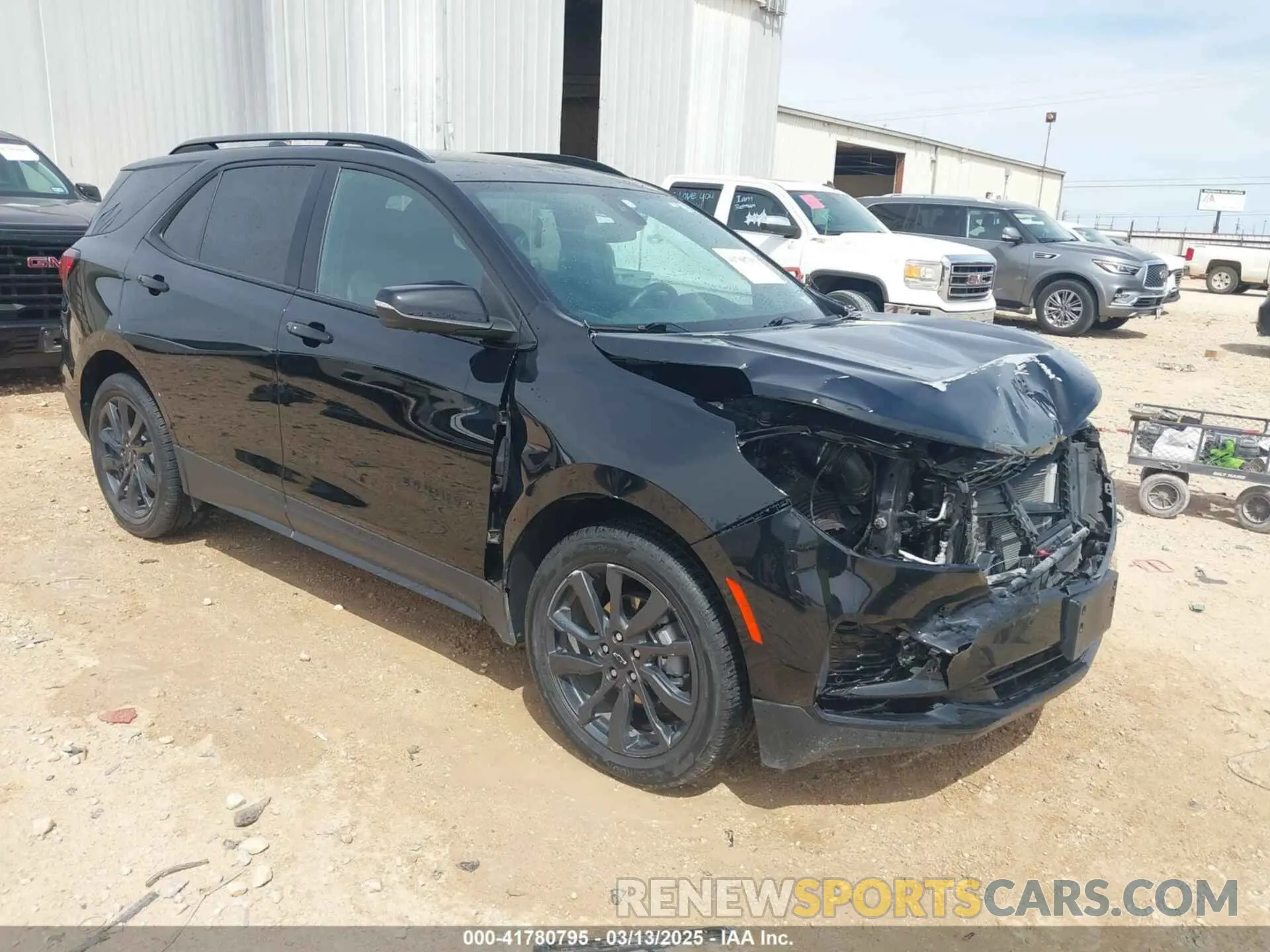 1 Photograph of a damaged car 3GNAXMEG2PL136891 CHEVROLET EQUINOX 2023