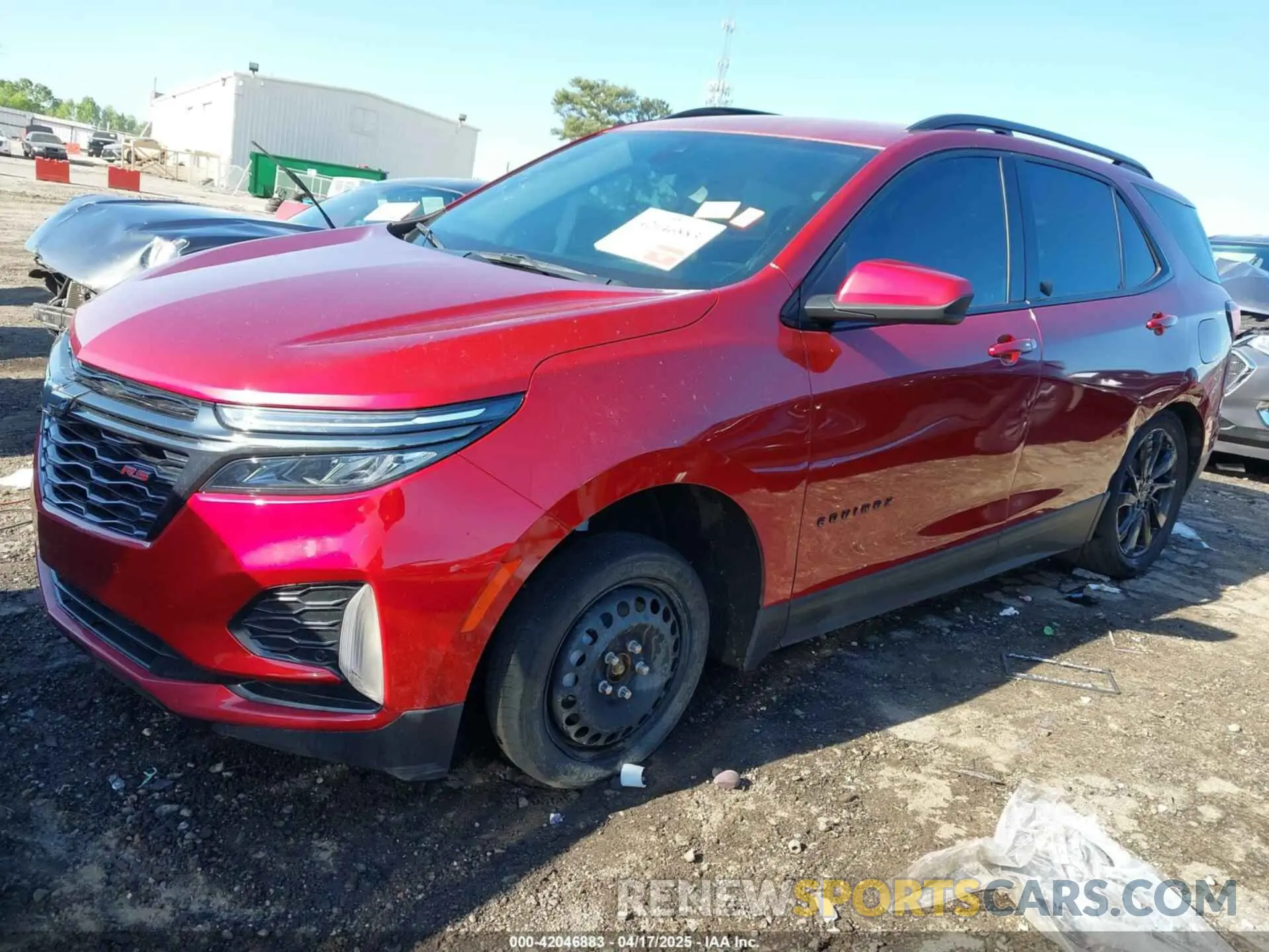 2 Photograph of a damaged car 3GNAXMEG3PS153365 CHEVROLET EQUINOX 2023