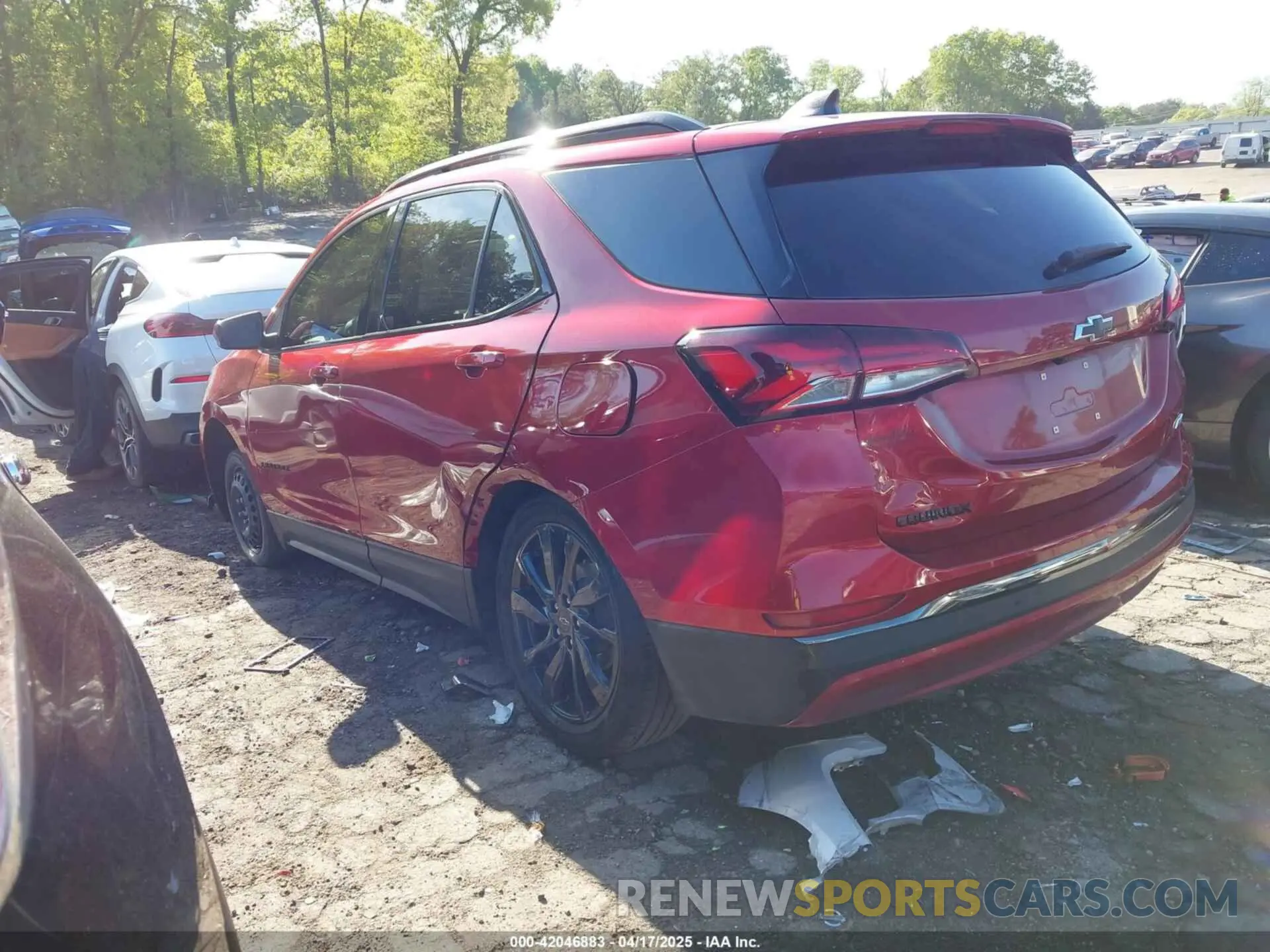 3 Photograph of a damaged car 3GNAXMEG3PS153365 CHEVROLET EQUINOX 2023