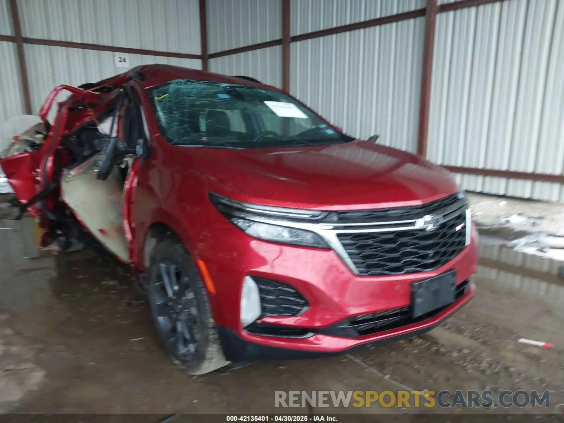 1 Photograph of a damaged car 3GNAXMEG5PS135773 CHEVROLET EQUINOX 2023