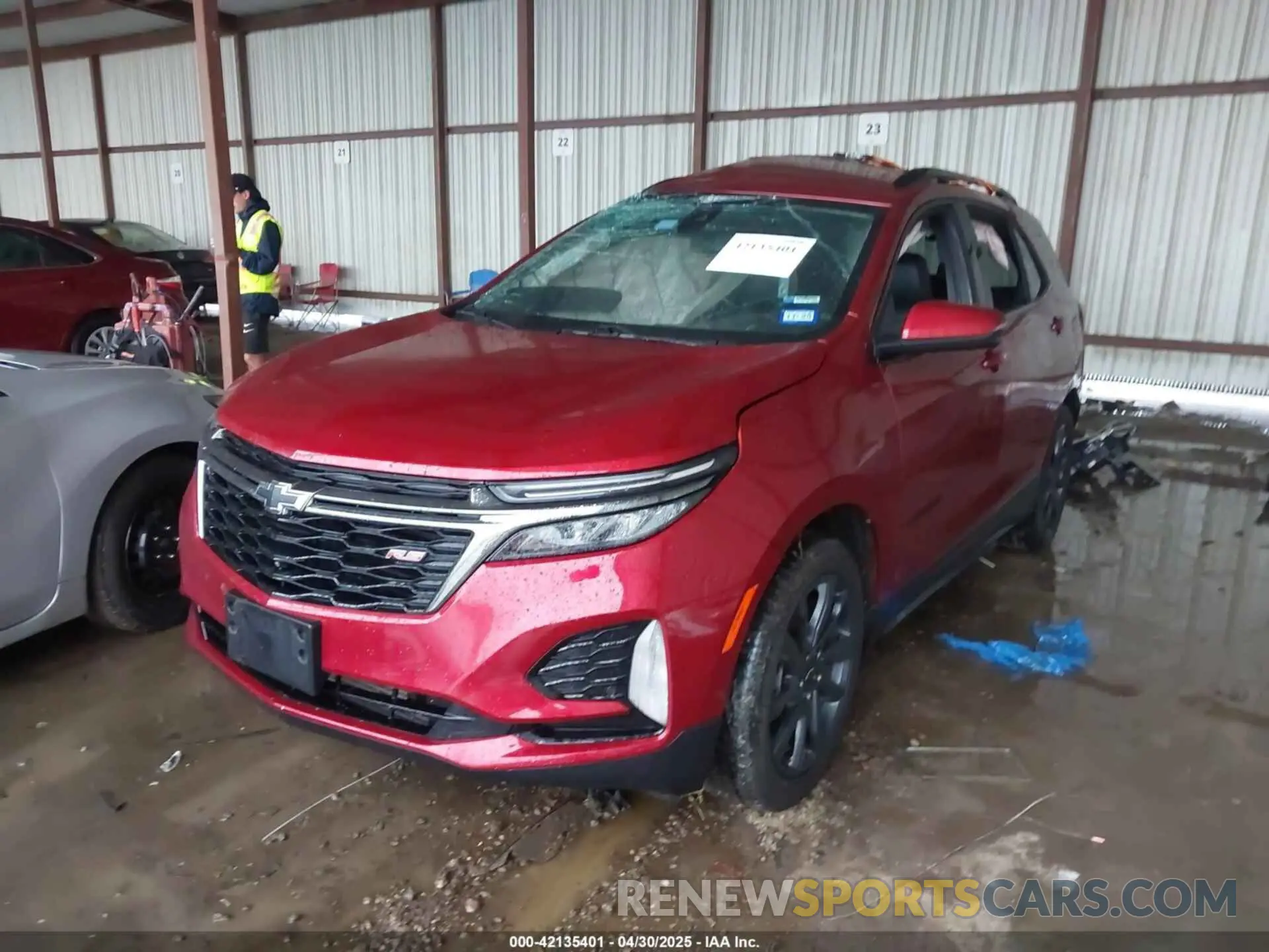 2 Photograph of a damaged car 3GNAXMEG5PS135773 CHEVROLET EQUINOX 2023