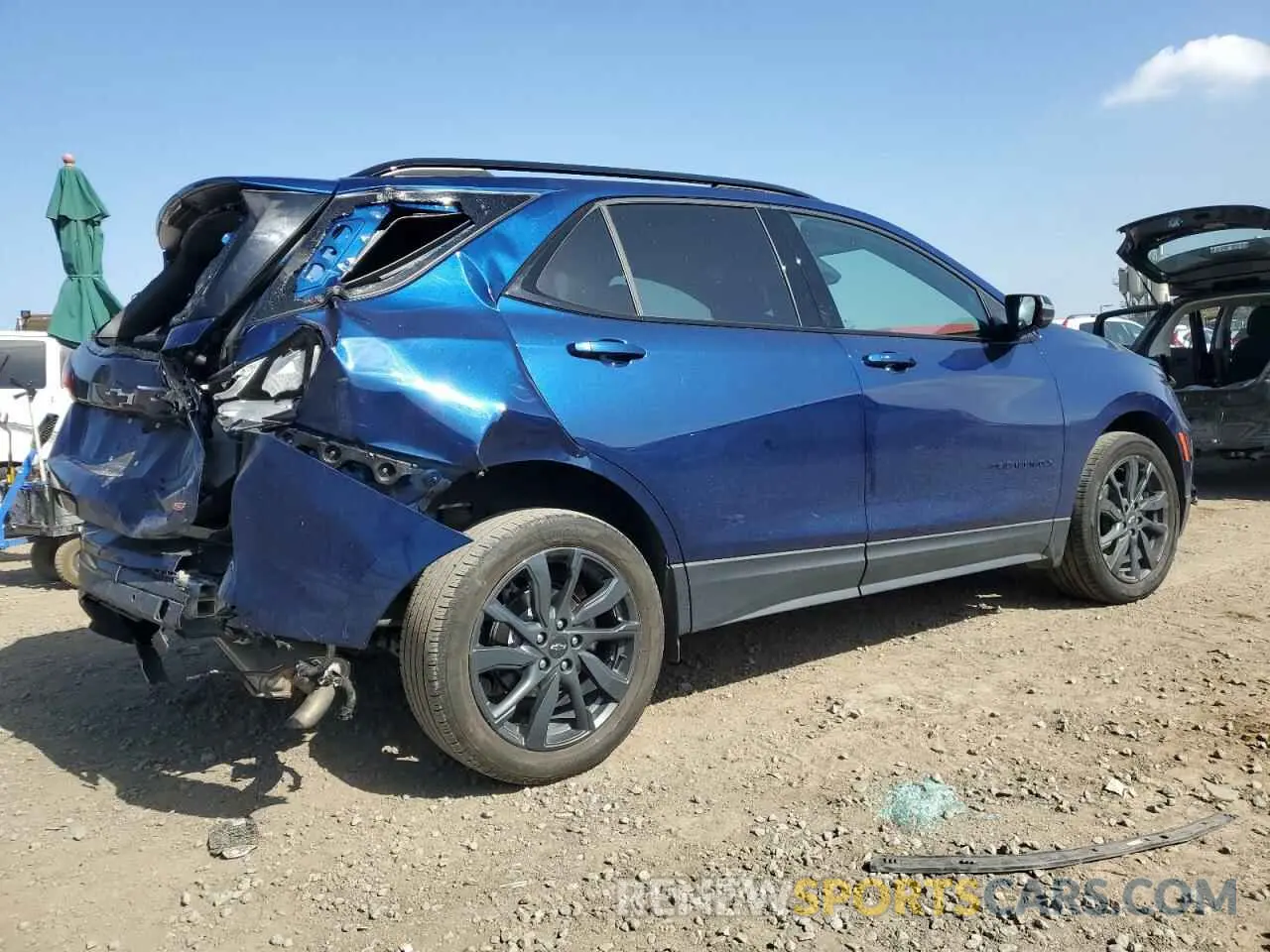 3 Photograph of a damaged car 3GNAXMEG7PS139257 CHEVROLET EQUINOX 2023