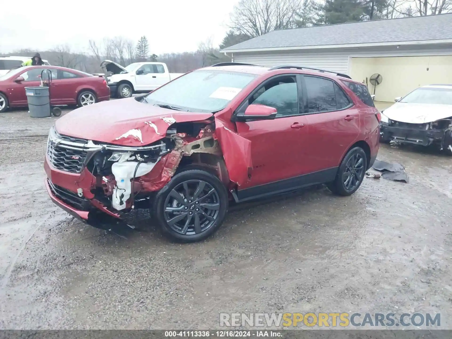 2 Photograph of a damaged car 3GNAXMEG7PS206343 CHEVROLET EQUINOX 2023