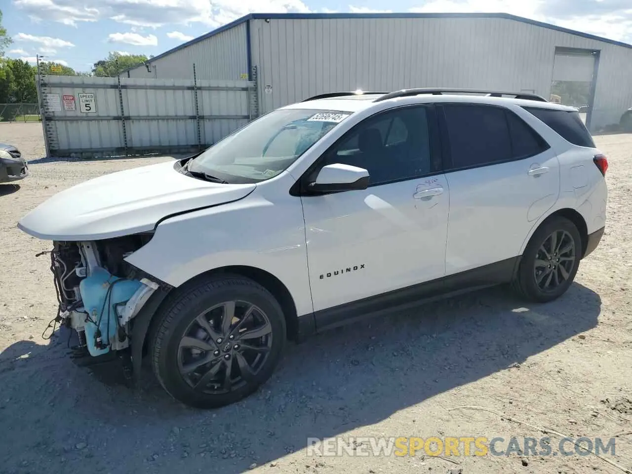 1 Photograph of a damaged car 3GNAXMEG8PS153376 CHEVROLET EQUINOX 2023