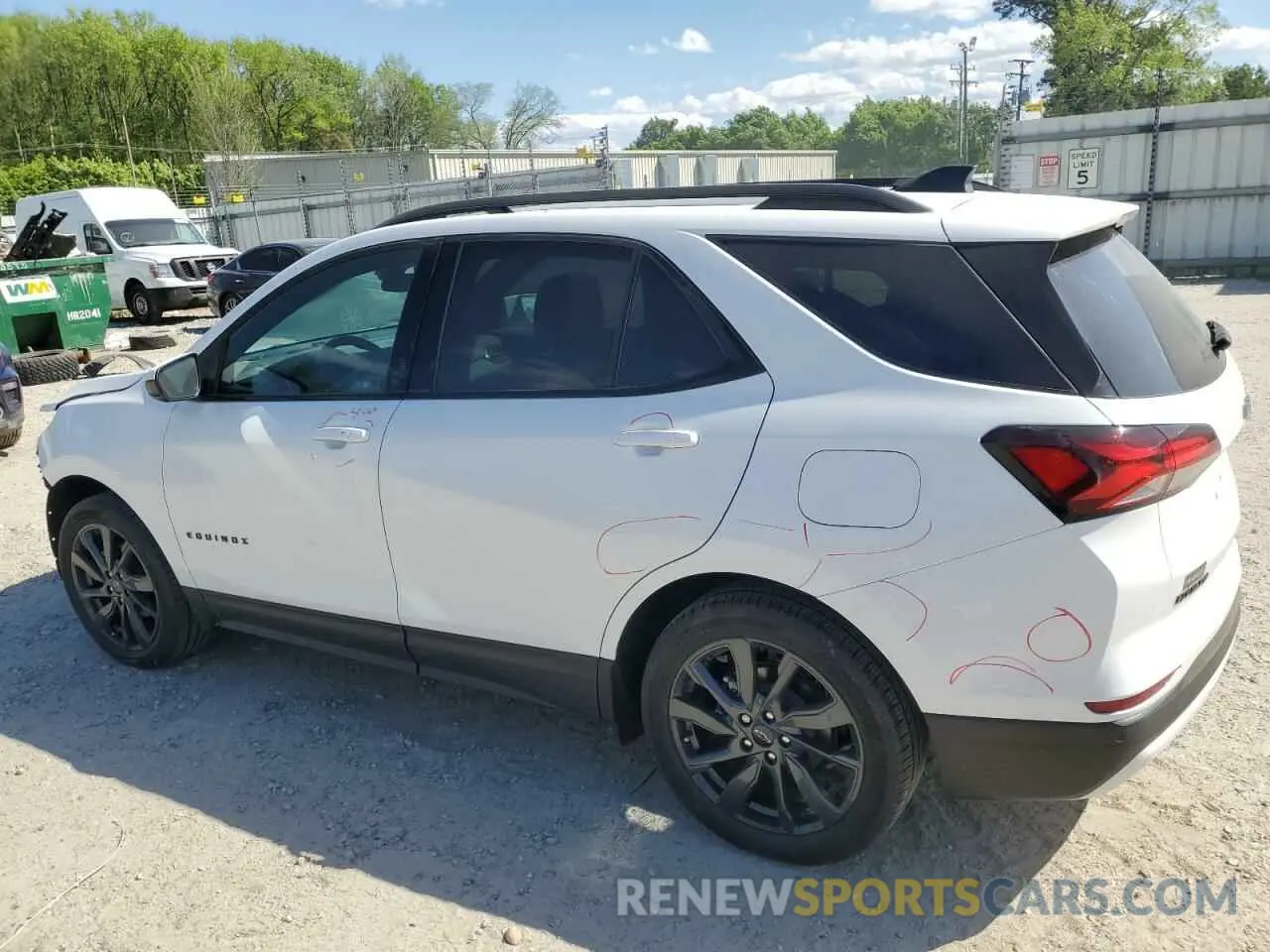 2 Photograph of a damaged car 3GNAXMEG8PS153376 CHEVROLET EQUINOX 2023