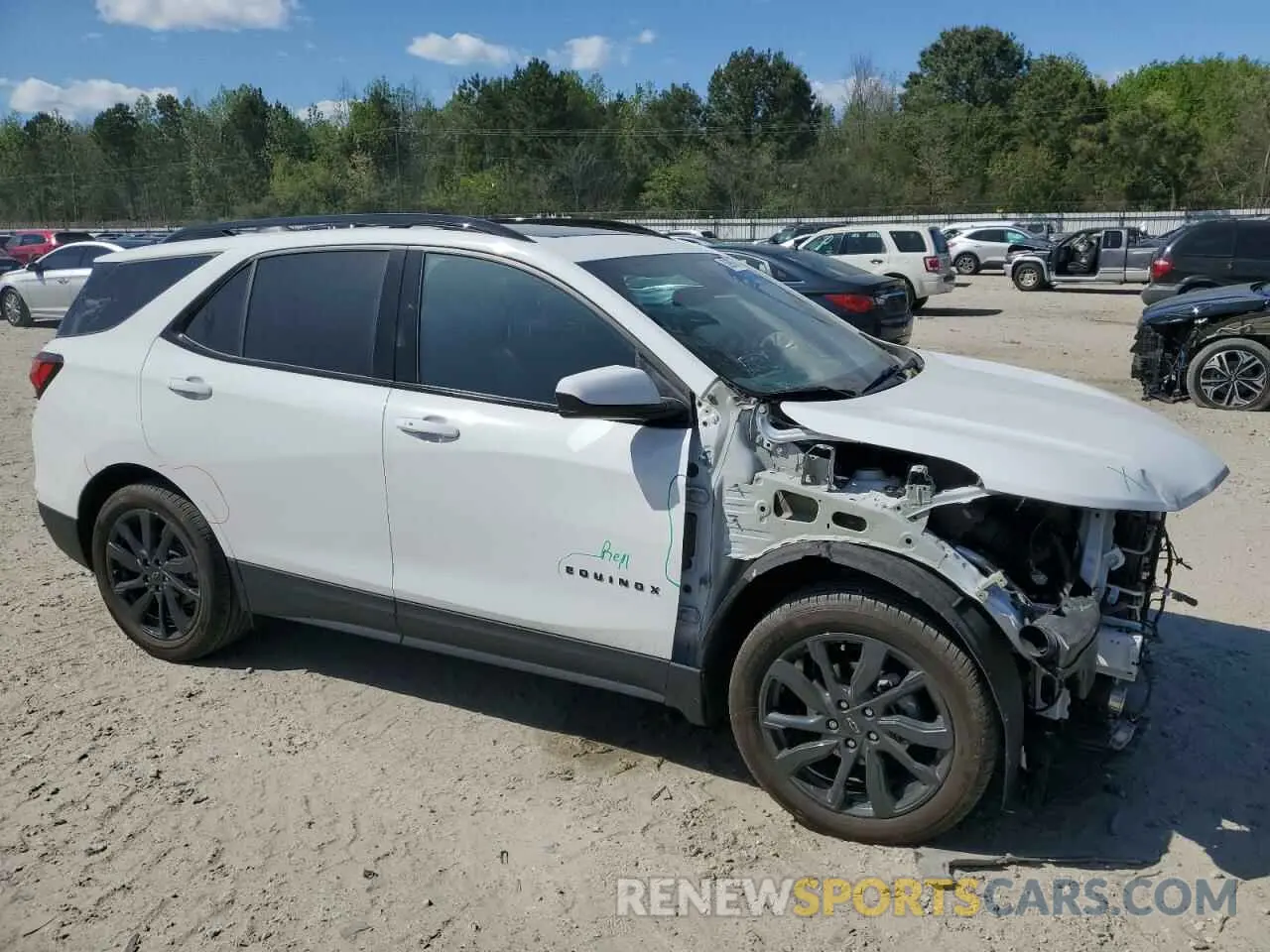 4 Photograph of a damaged car 3GNAXMEG8PS153376 CHEVROLET EQUINOX 2023