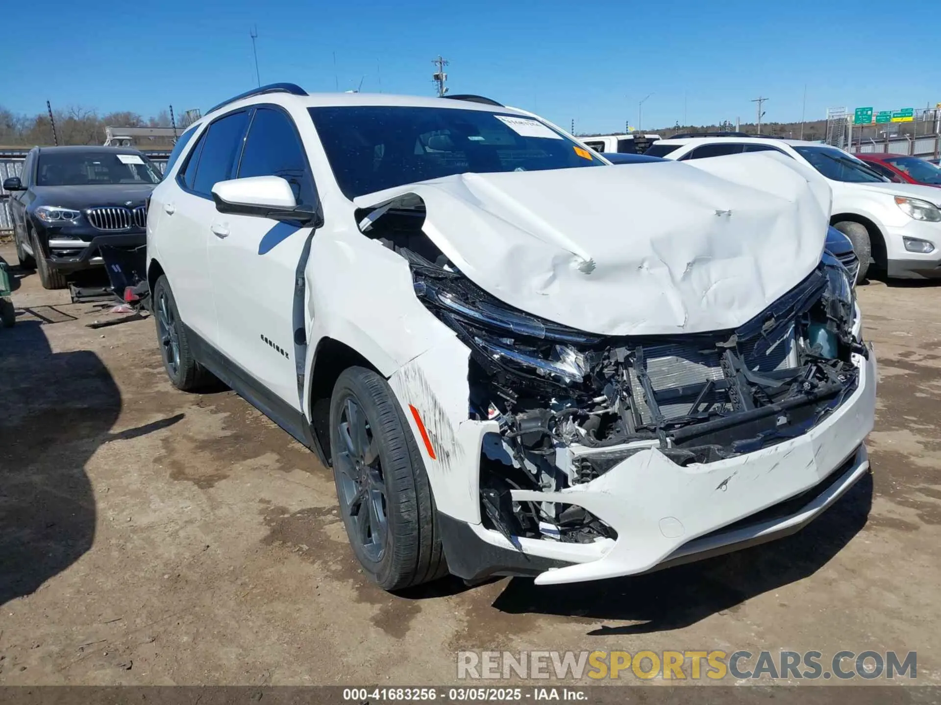 1 Photograph of a damaged car 3GNAXMEG8PS153829 CHEVROLET EQUINOX 2023