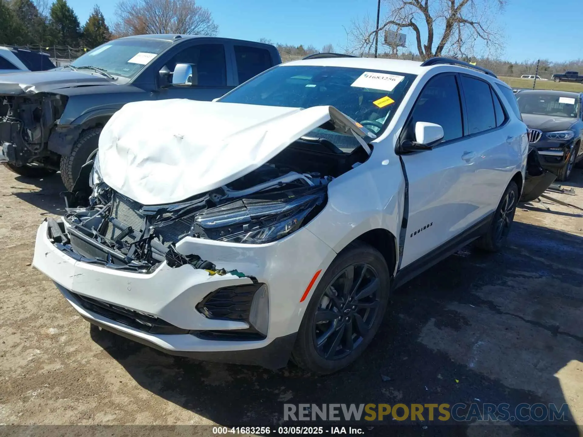 2 Photograph of a damaged car 3GNAXMEG8PS153829 CHEVROLET EQUINOX 2023