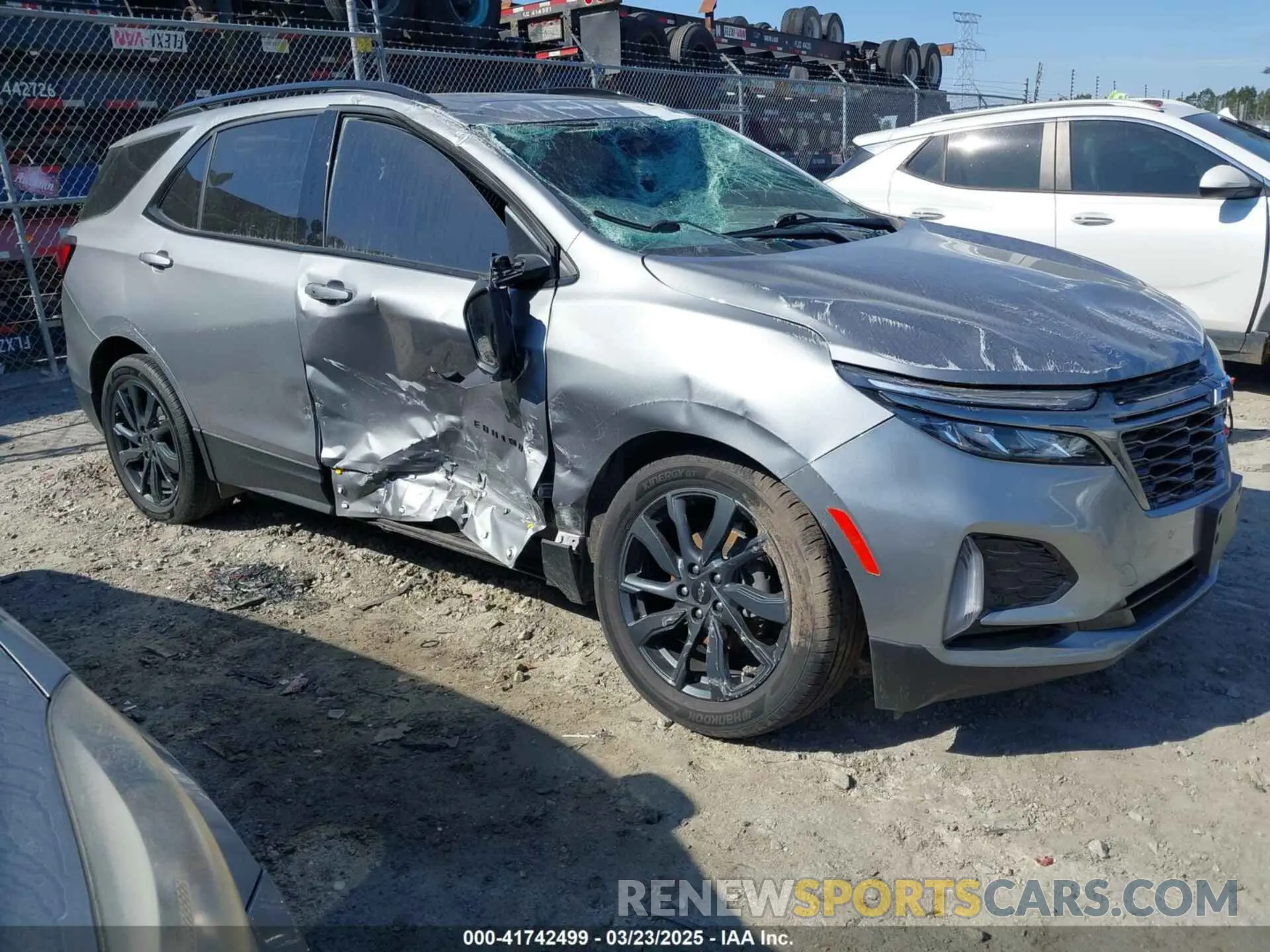 1 Photograph of a damaged car 3GNAXMEG9PL149329 CHEVROLET EQUINOX 2023
