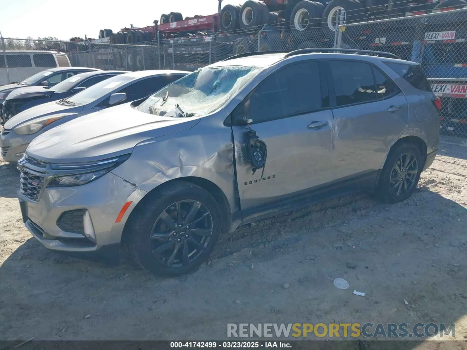 2 Photograph of a damaged car 3GNAXMEG9PL149329 CHEVROLET EQUINOX 2023