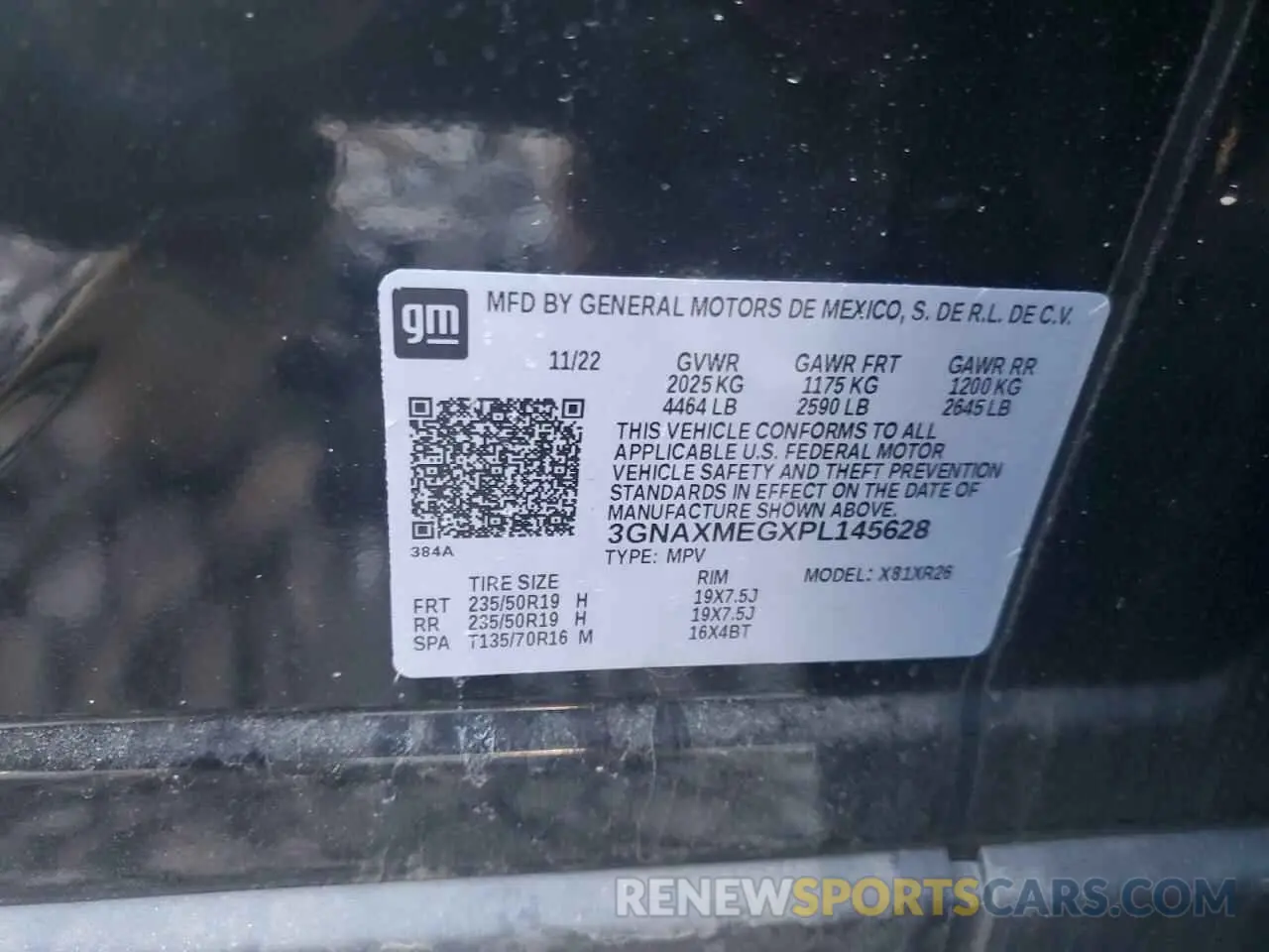 15 Photograph of a damaged car 3GNAXMEGXPL145628 CHEVROLET EQUINOX 2023